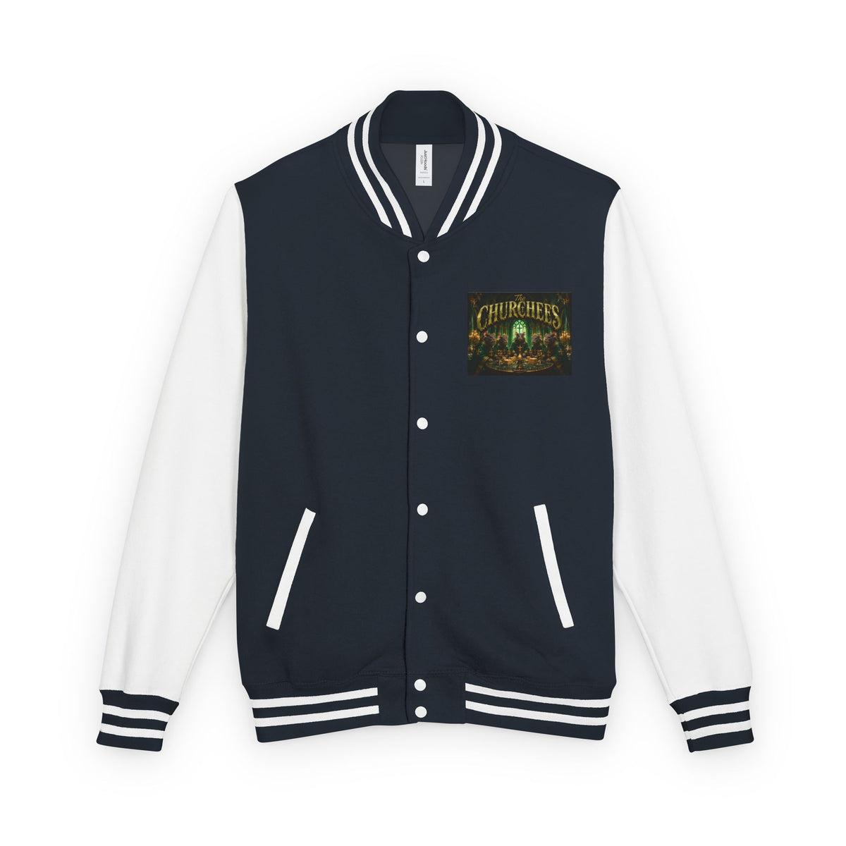 Letterman Jacket — The Churchers Band Logo Varsity Jacket