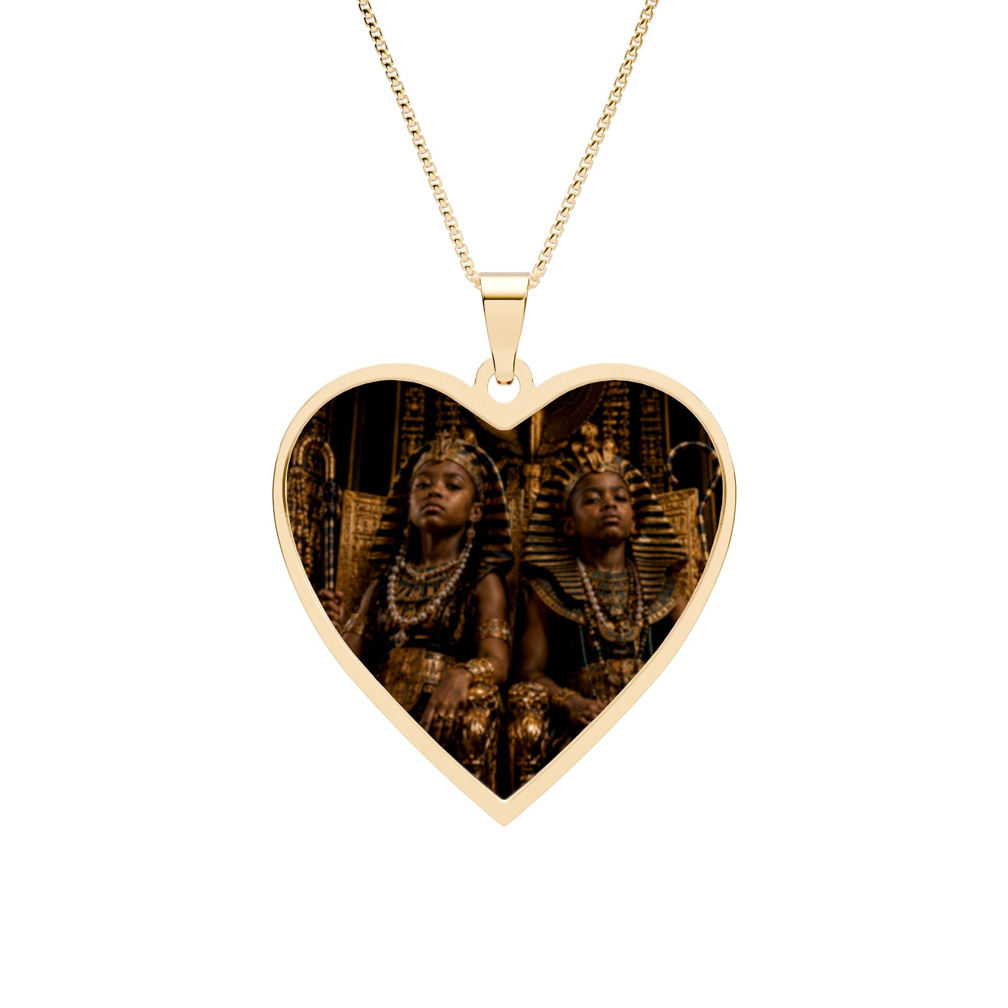 Heart Frame Photo Pendant