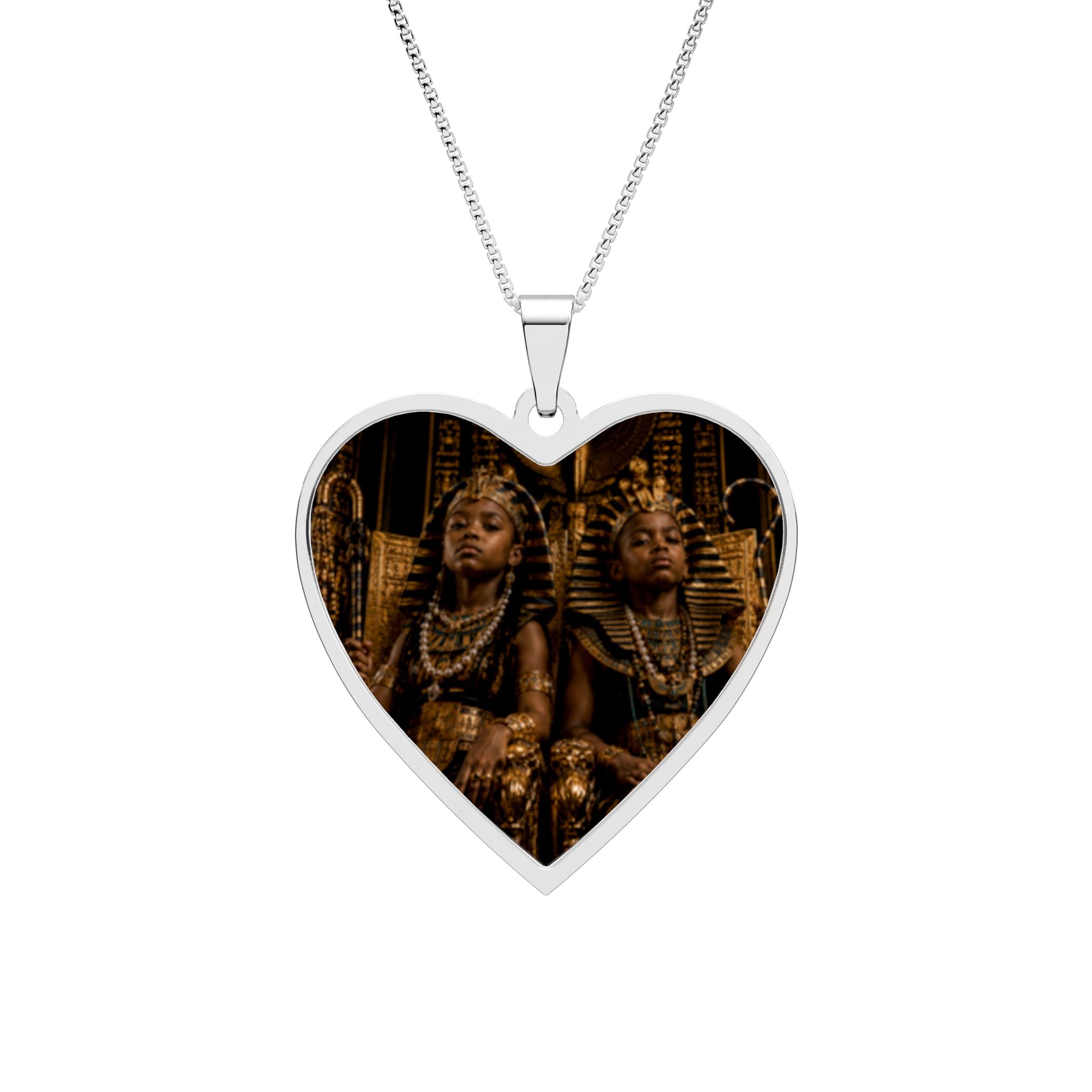 Heart Frame Photo Pendant