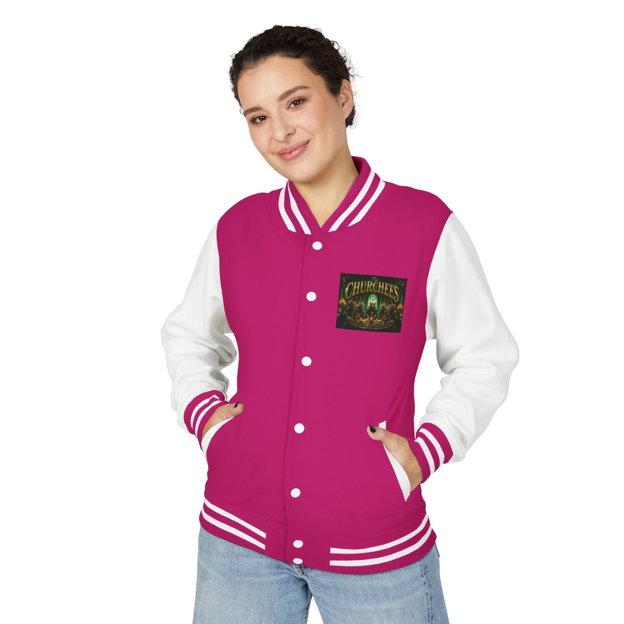 Letterman Jacket — The Churchers Band Logo Varsity Jacket