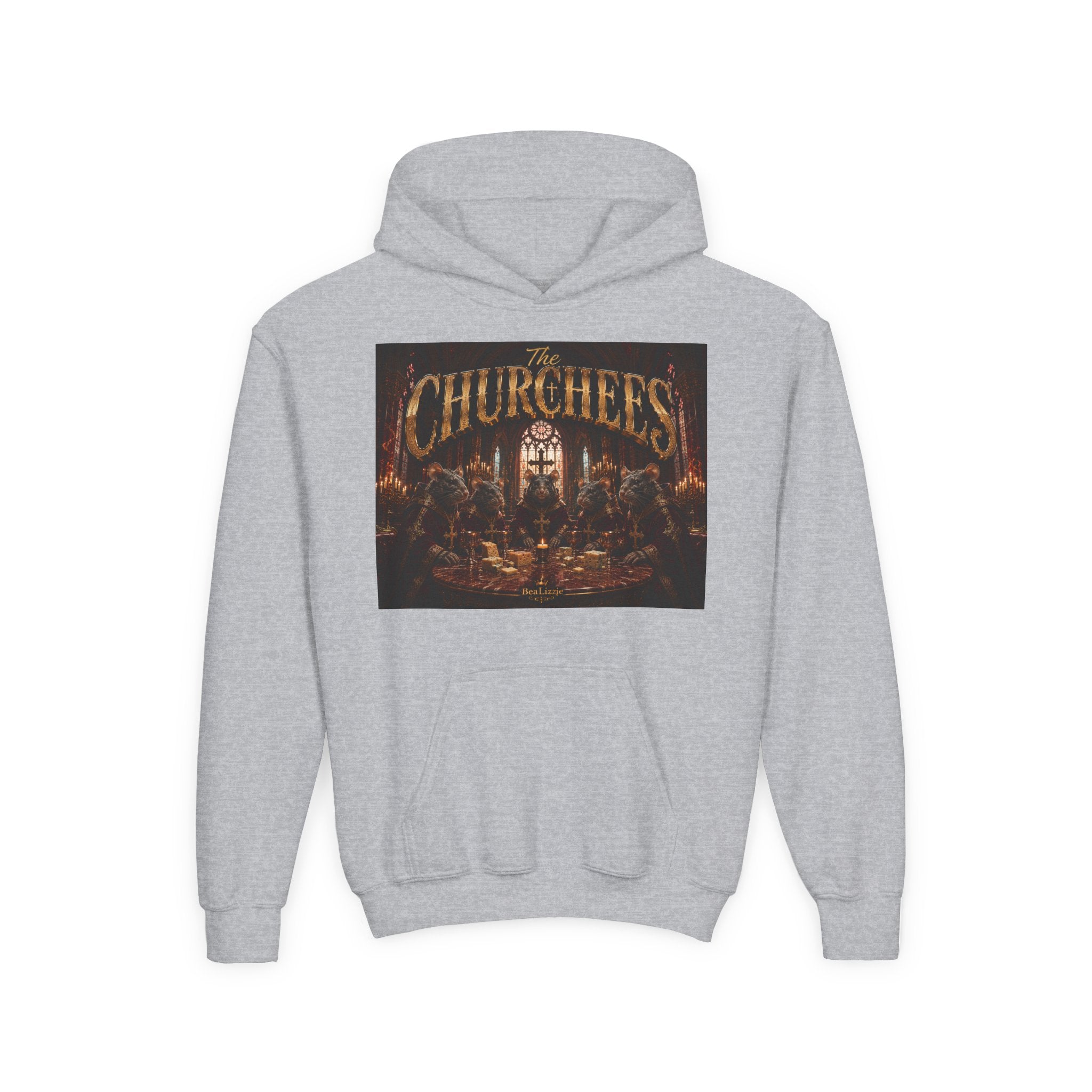 Sweat à capuche enfant — Motif « The Churches »