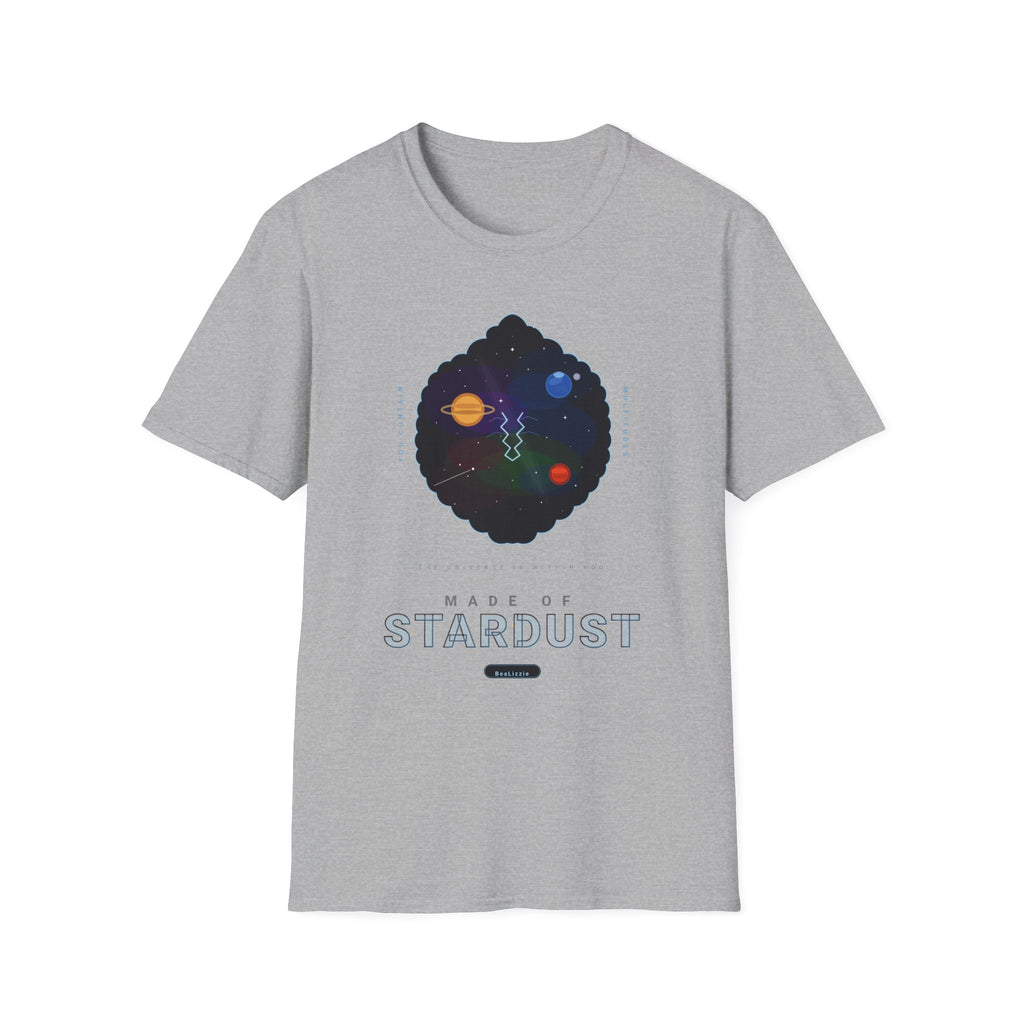 Galaxy Graphic T‑Shirt — 'Making Stardust' Cosmic Planet Tee