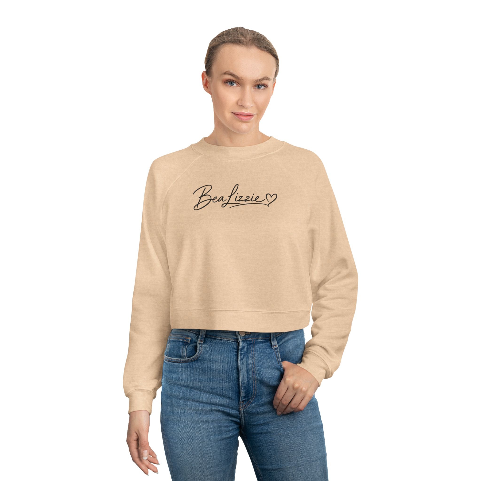 Cropped Pullover  'BeaLizzie' Fleece Sweatshirt