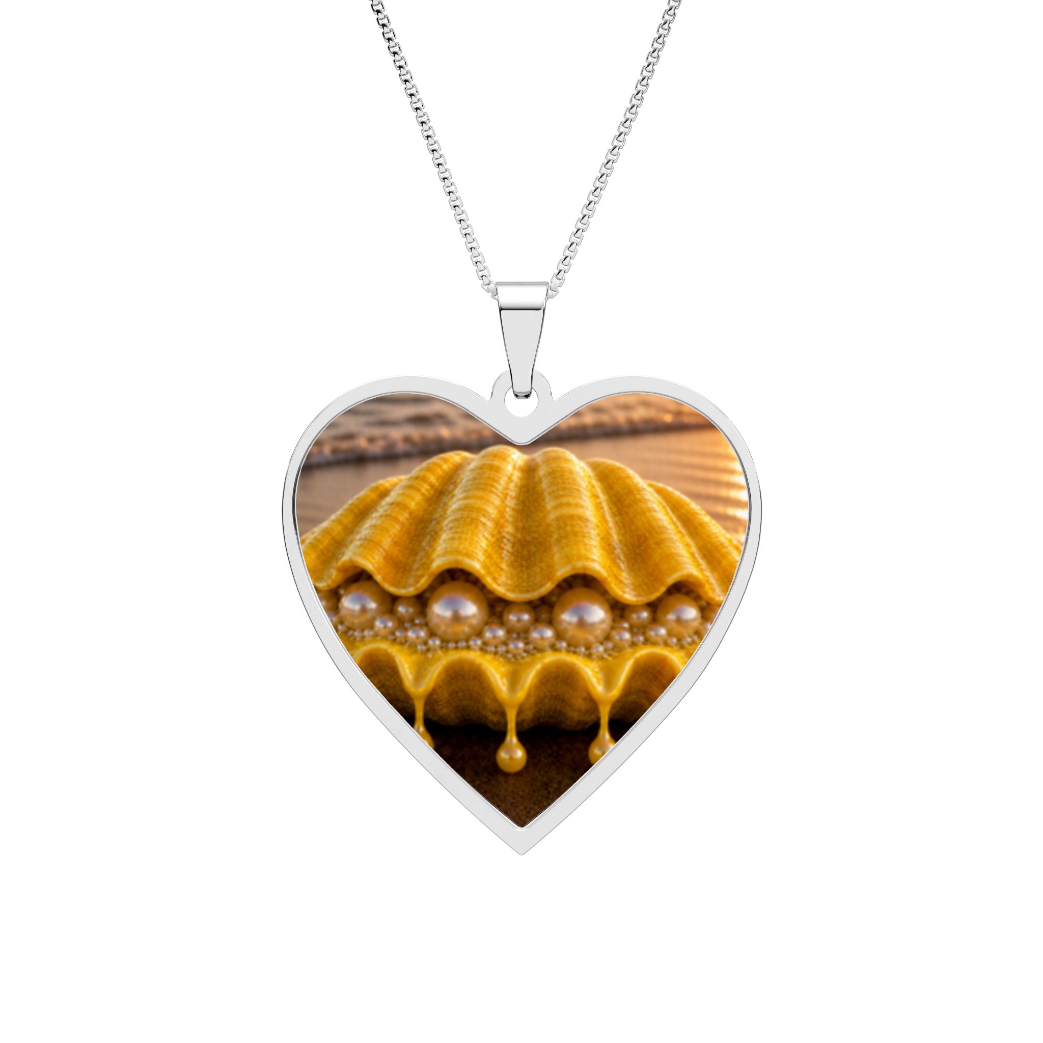 Heart Photo Pendant Necklace — Personalized Heart Frame Locket