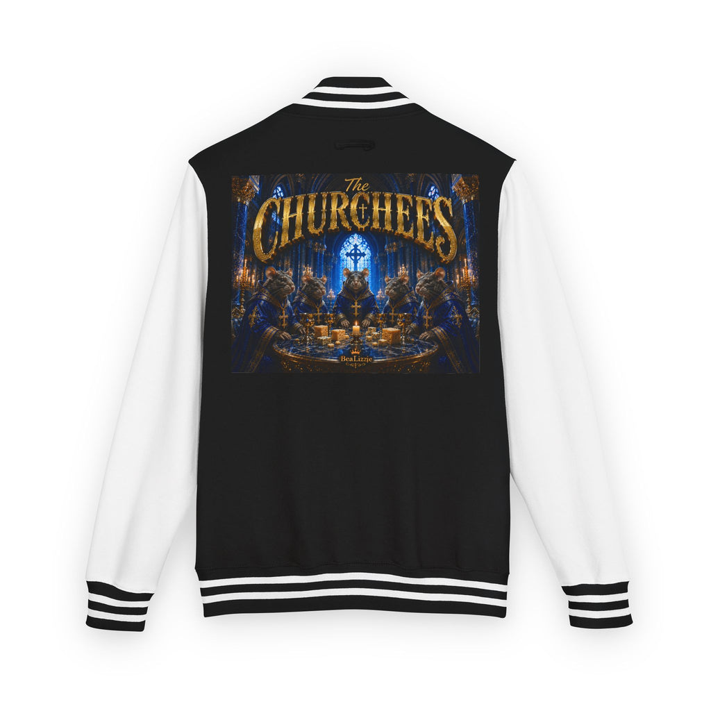 The Churchees Logo Letterman Jacket — Retro Band Varsity Jacket