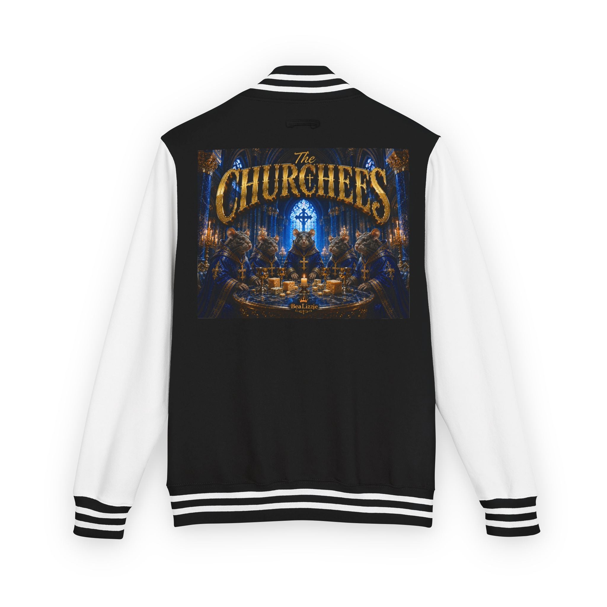 The Churchees Logo Letterman Jacket — Retro Band Varsity Jacket