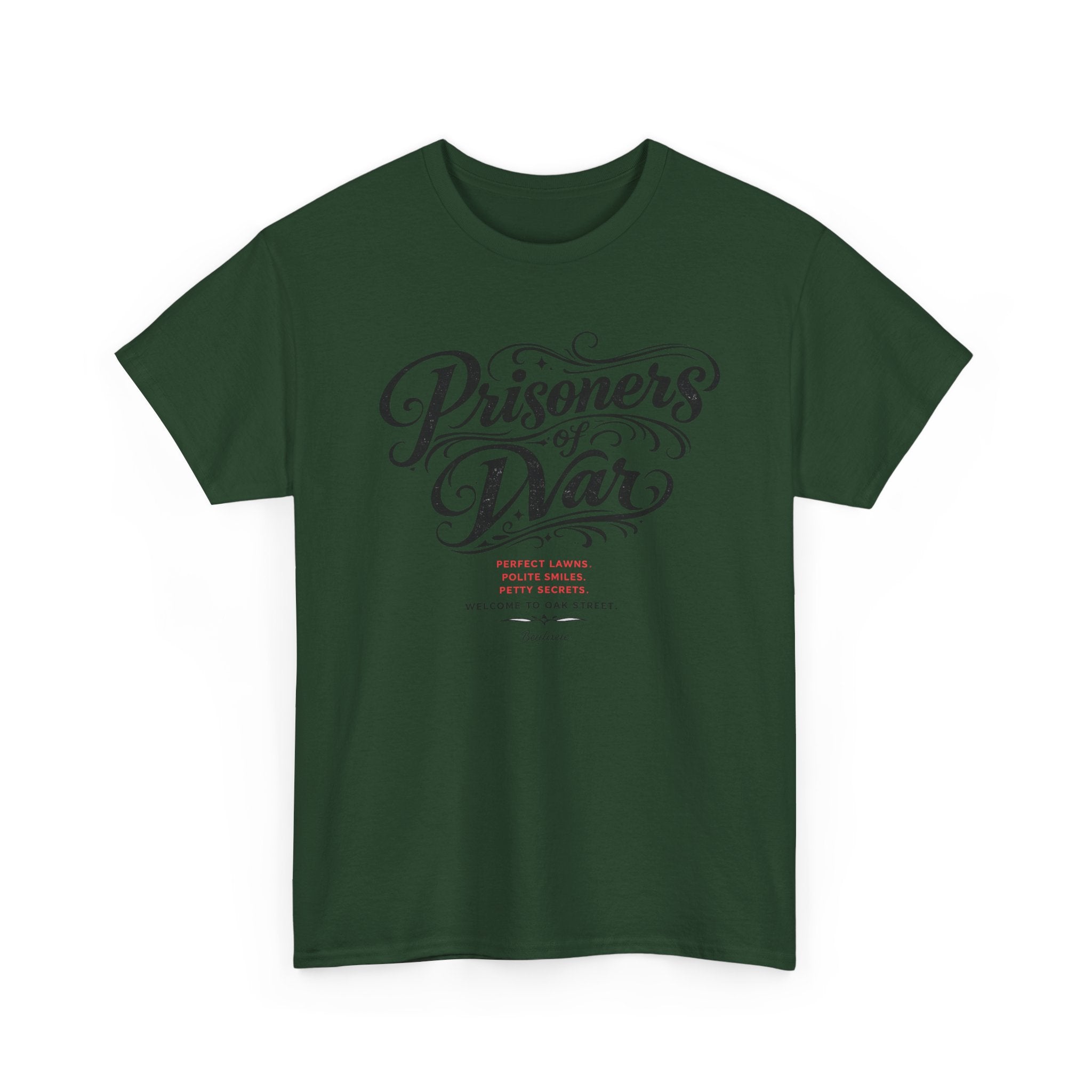 T‑Shirt — "Prisoners of War" Script Tee | Veterans, Memorial & Military Tribute Shirt