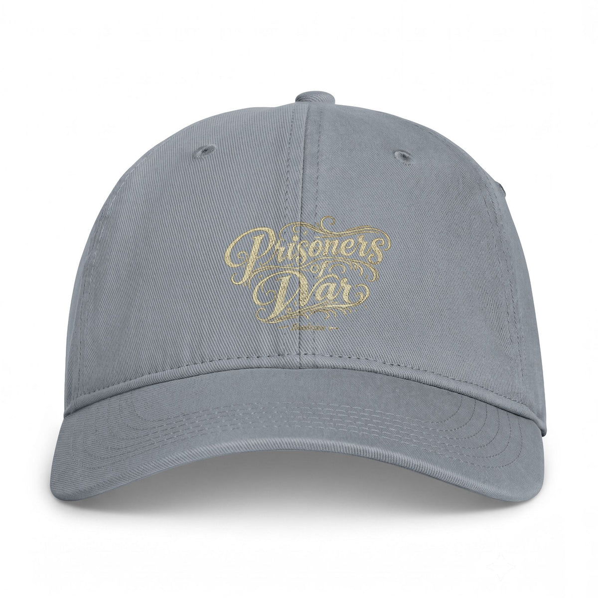 Coastal Washed Cap — Vintage Script Beach Dad Hat