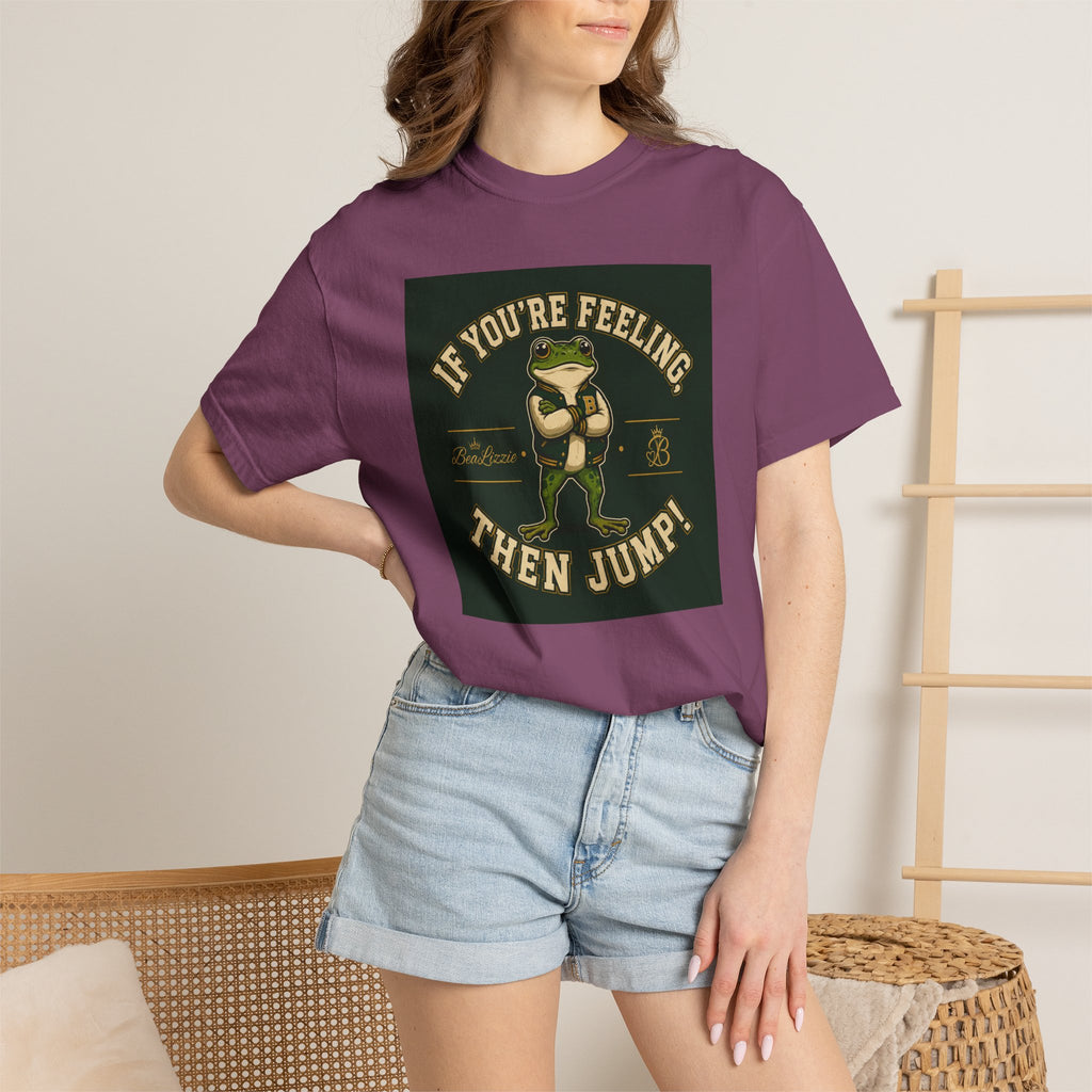 If You’re Feeling, Then Jump! Frog Graphic T-Shirt