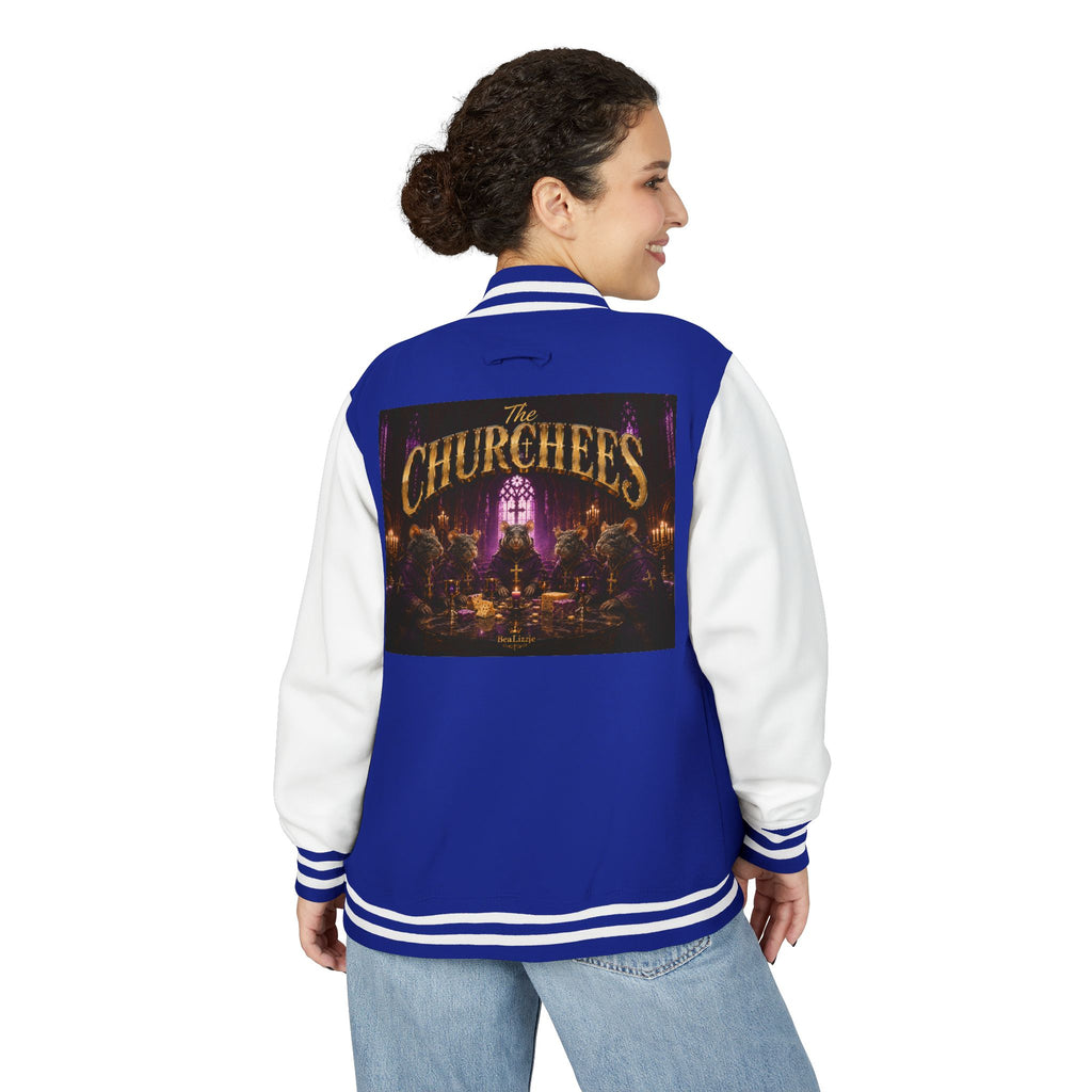 Letterman Jacket — The Churchchefs Band Logo Varsity Jacket