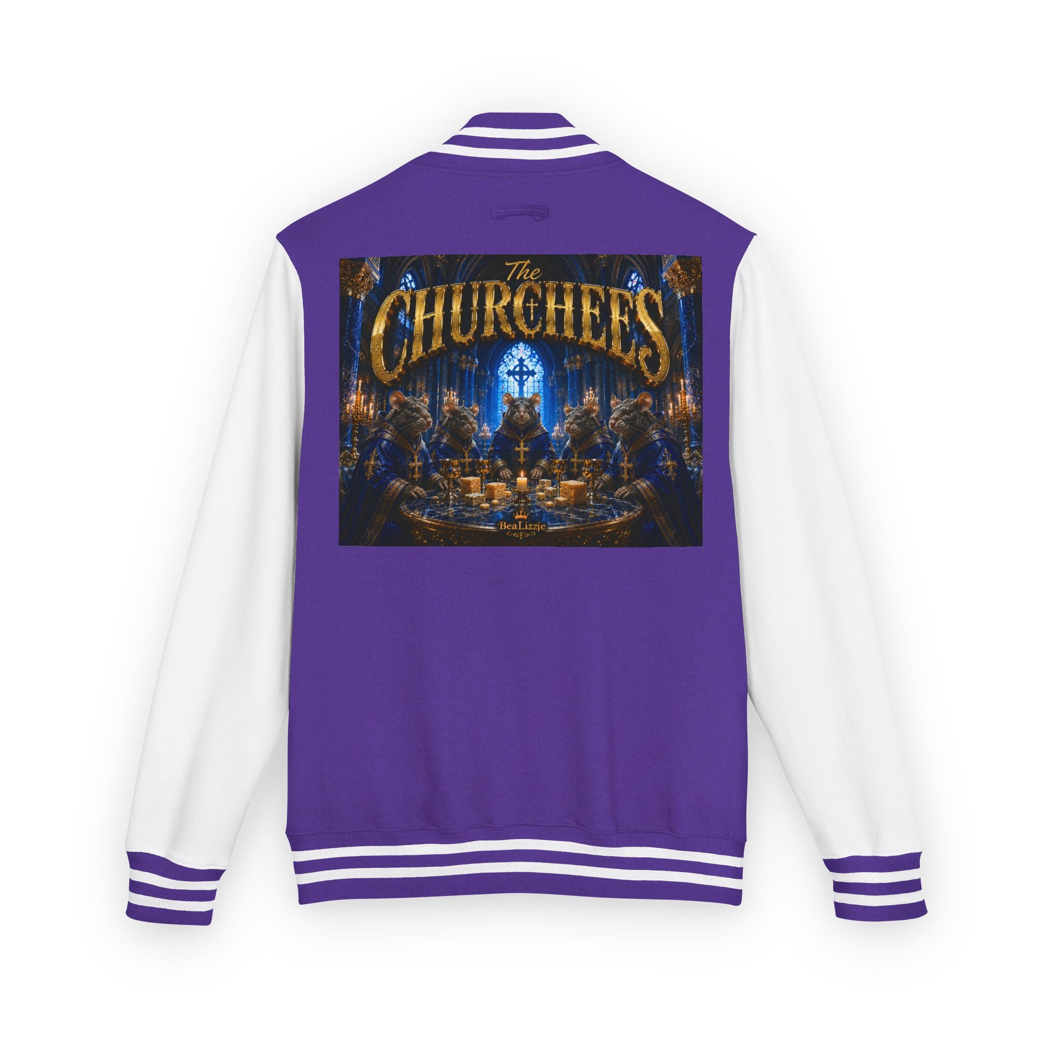 The Churchees Logo Letterman Jacket — Retro Band Varsity Jacket