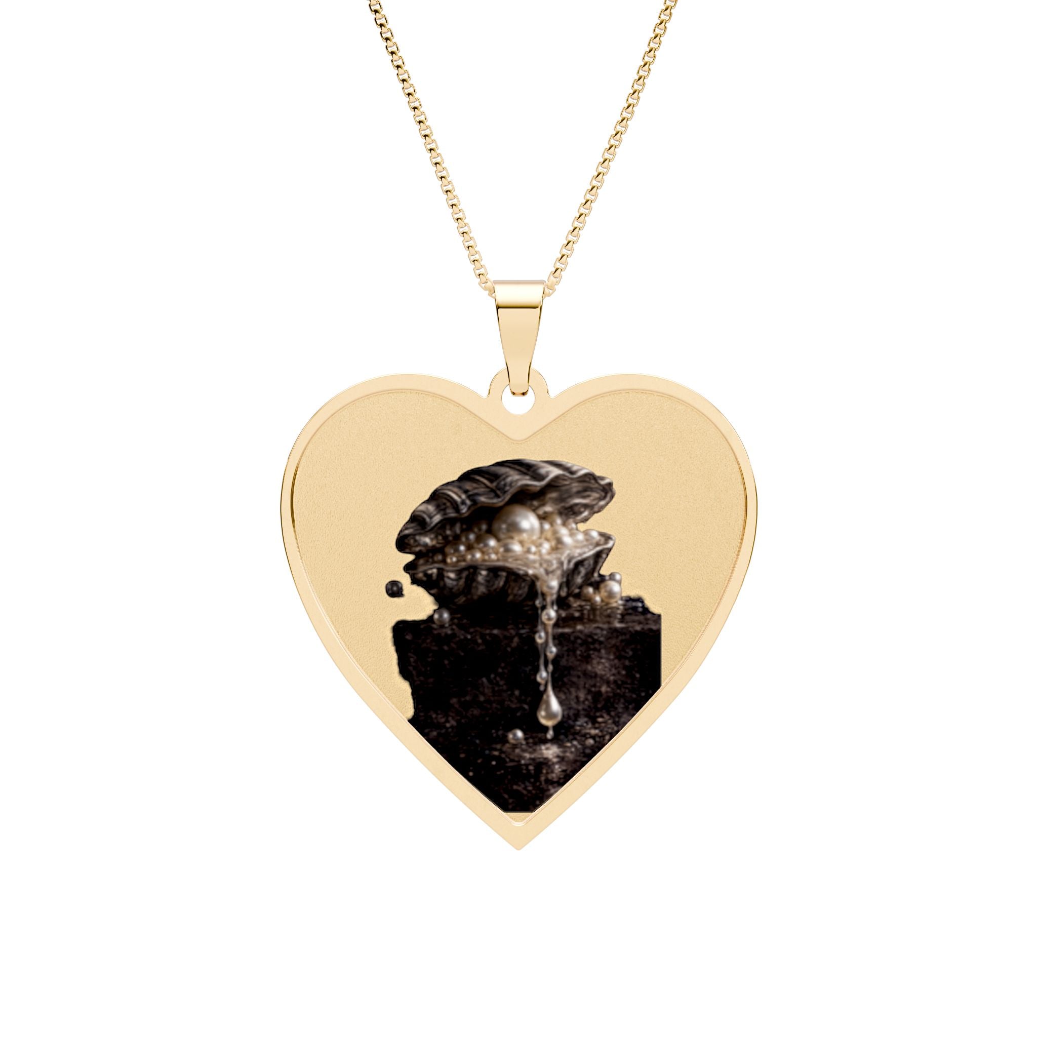 Heart Photo Pendant Necklace — Customizable Heart Frame Locket