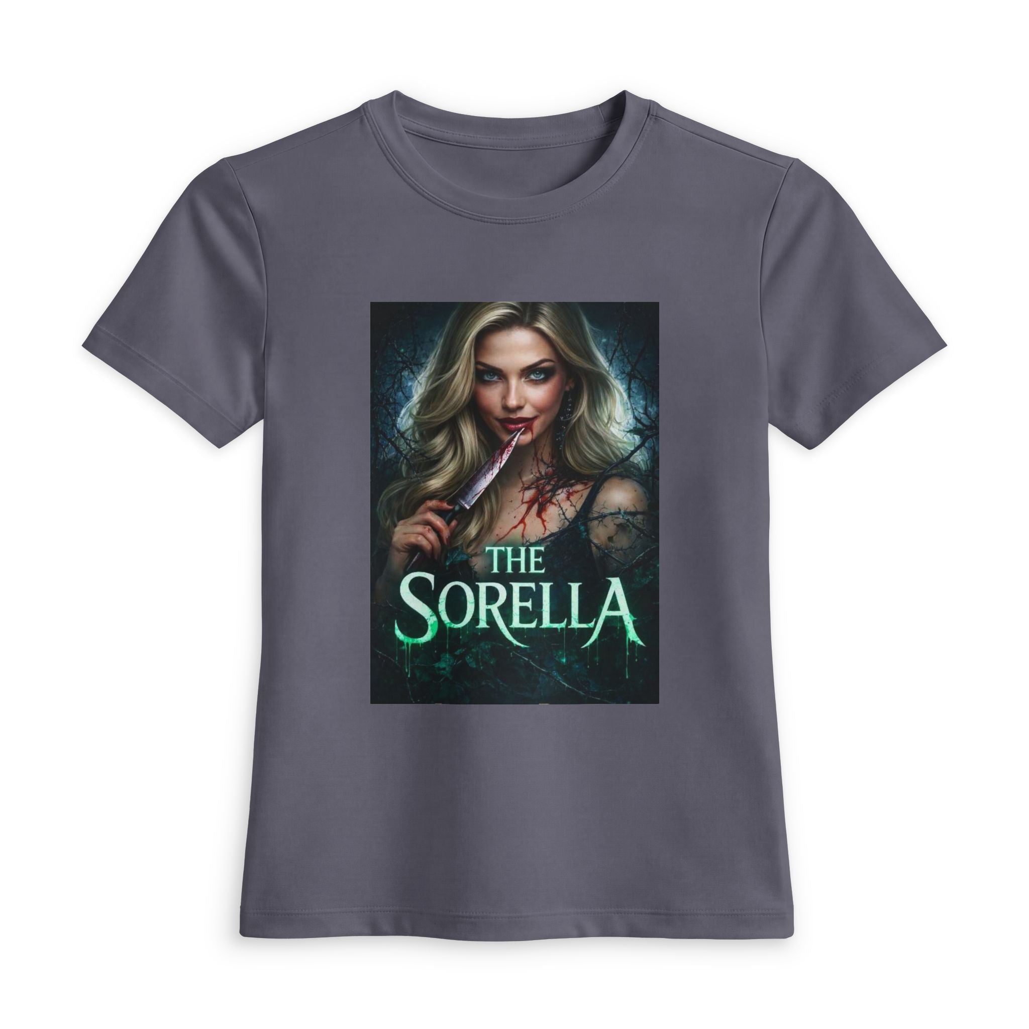 The Sorella Women's Tee – Gothic Vampire Book Cover Graphic Shirt