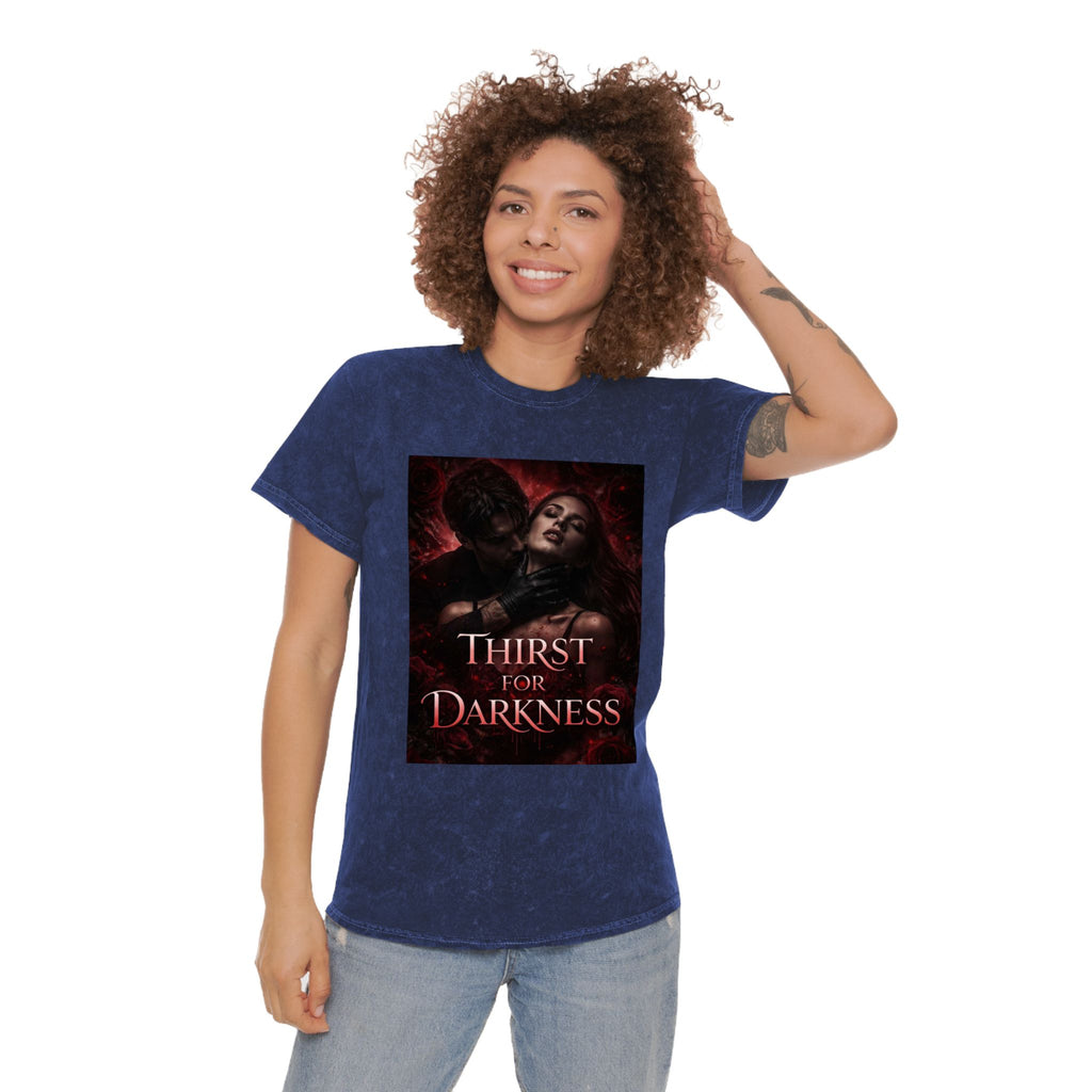 T-shirt délavé « Soif d'obscurité »