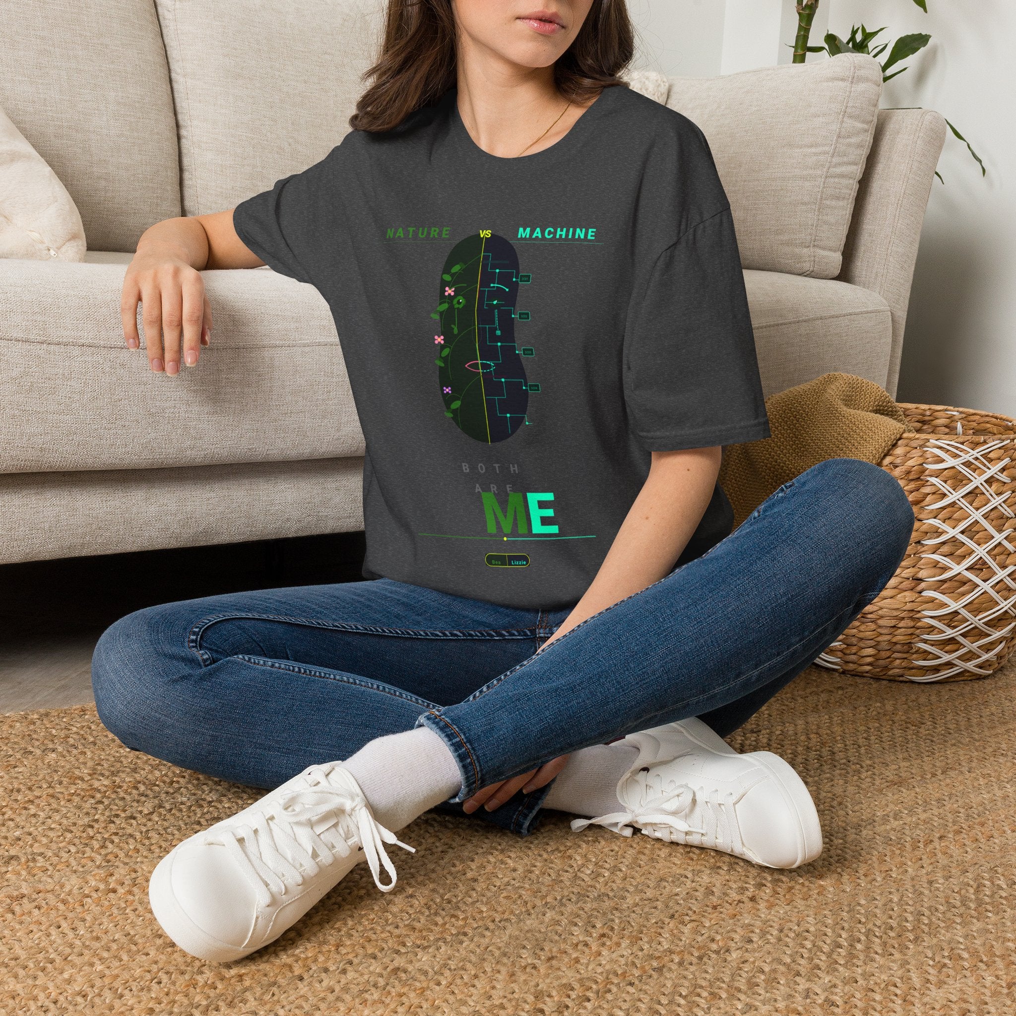 Nature Machine T-Shirt — Eco Tech Graphic Tee