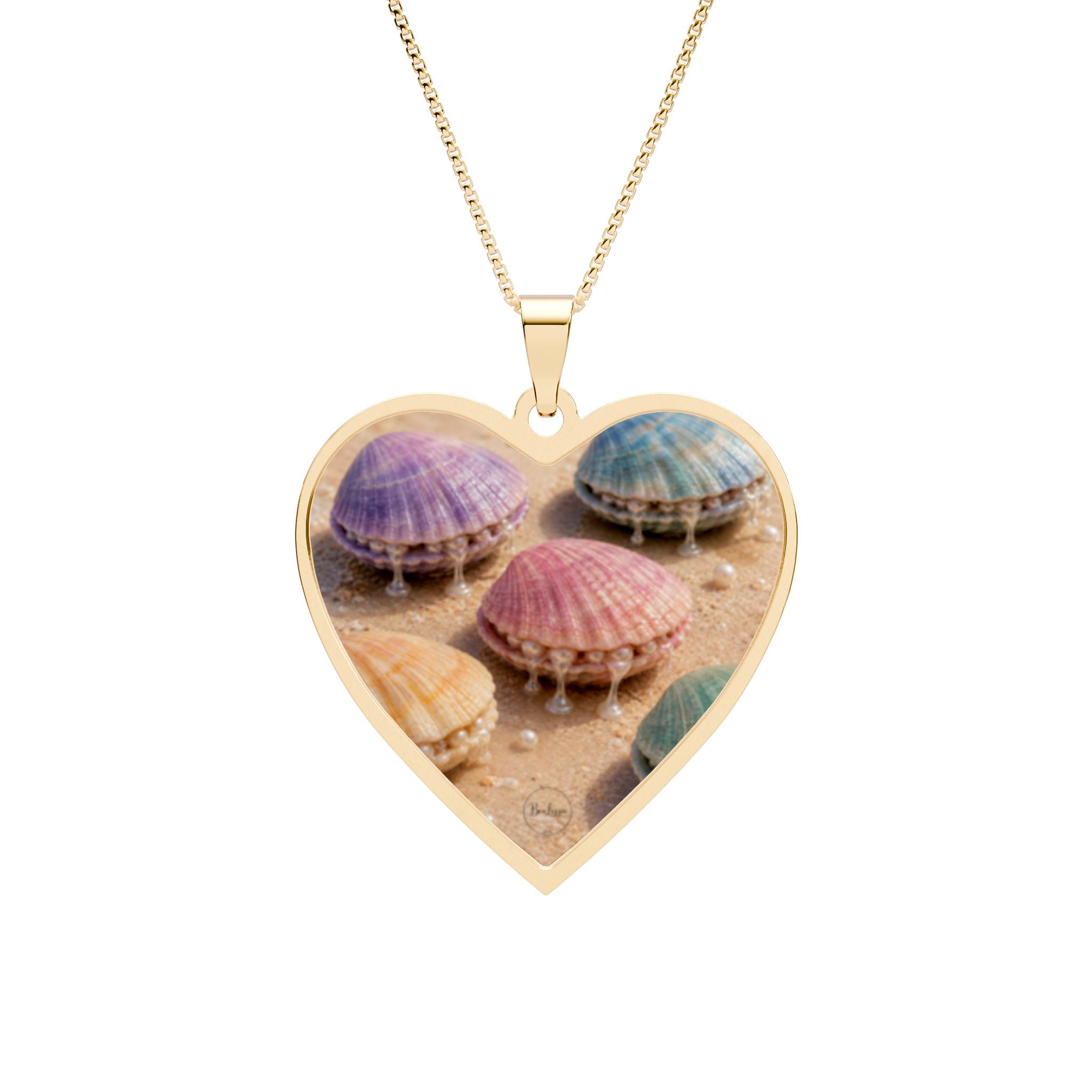Heart Frame Photo Pendant