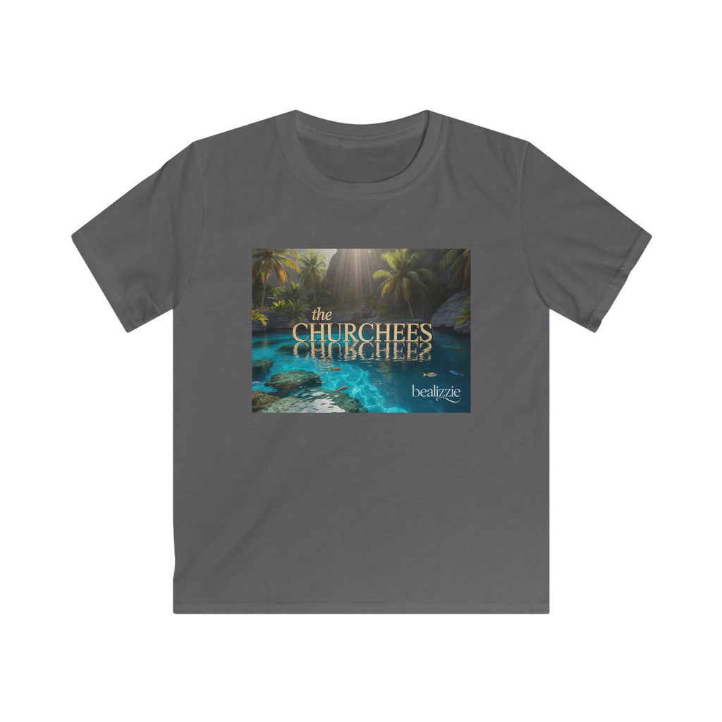 T-shirt Enfant — Motif tropical « The Churchees » Nature (Belize)