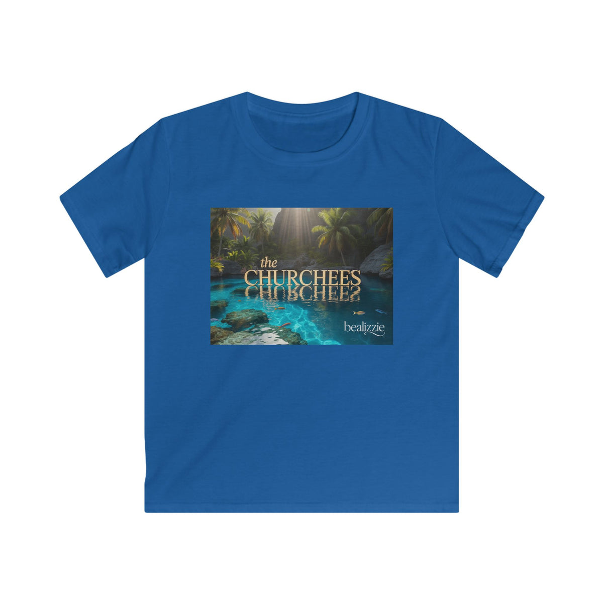 Kids Tee — Tropical 'The Churchees' Nature Graphic (Belize)