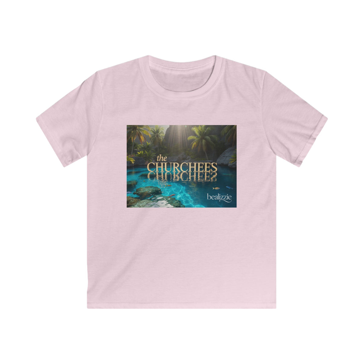 Kids Tee — Tropical 'The Churchees' Nature Graphic (Belize)