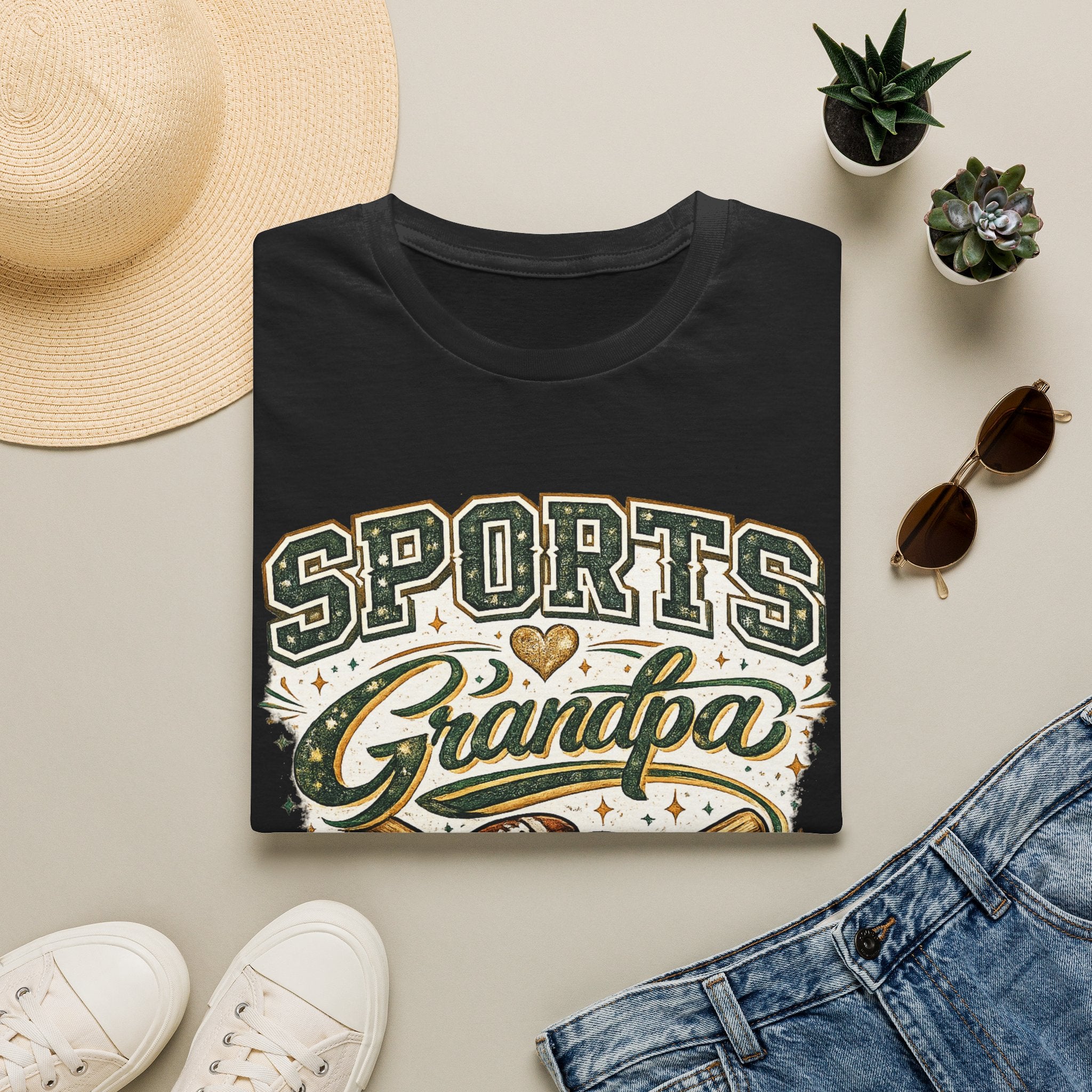 Sports Grandpa T-Shirt — Vintage Athletic Grandpa Gift