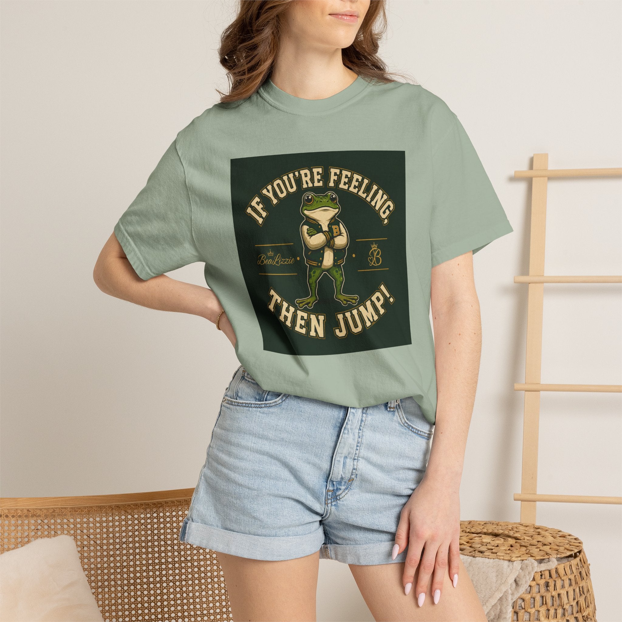 If You’re Feeling, Then Jump! Frog Graphic T-Shirt
