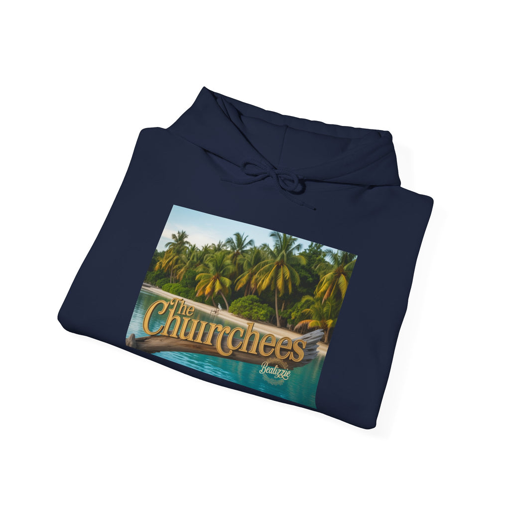 Sweat à capuche Churrchees Tropical Palm — Sweat-shirt rétro motif plage