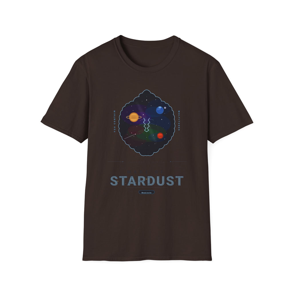 Galaxy Graphic T‑Shirt — 'Making Stardust' Cosmic Planet Tee