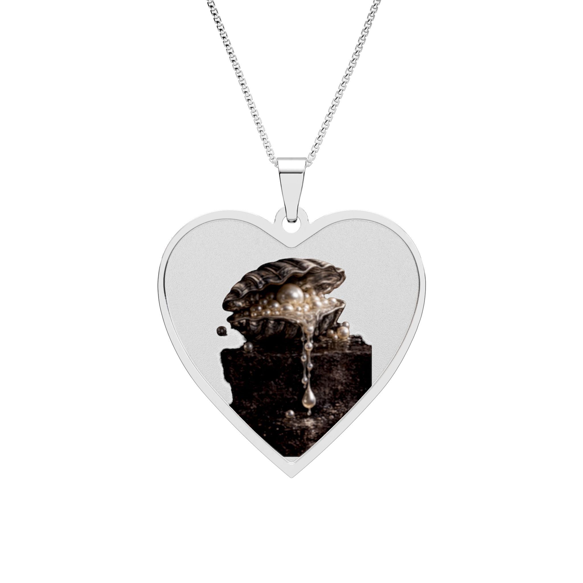 Heart Photo Pendant Necklace — Customizable Heart Frame Locket
