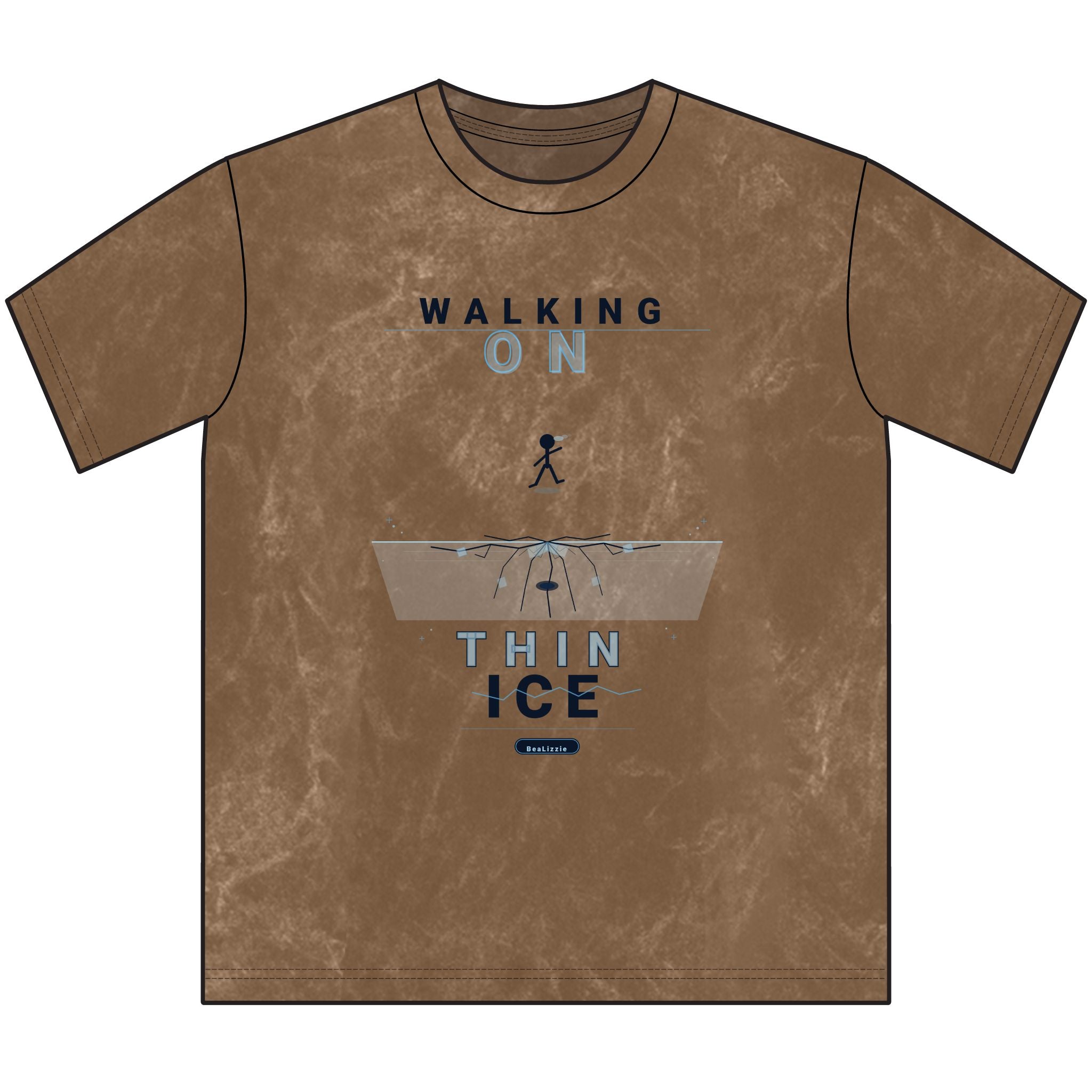 Walking on Thin Ice Vintage Crewneck Tee