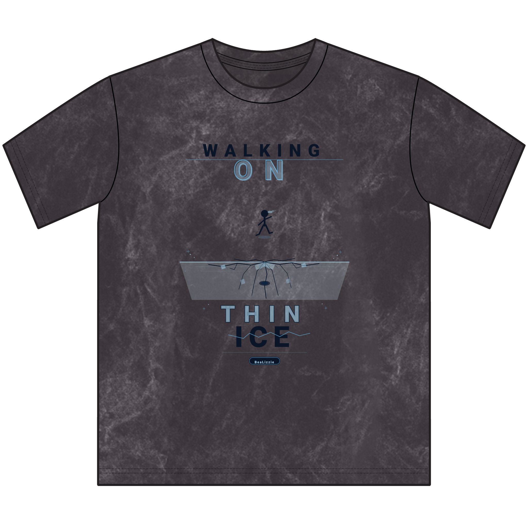 Walking on Thin Ice Vintage Crewneck Tee