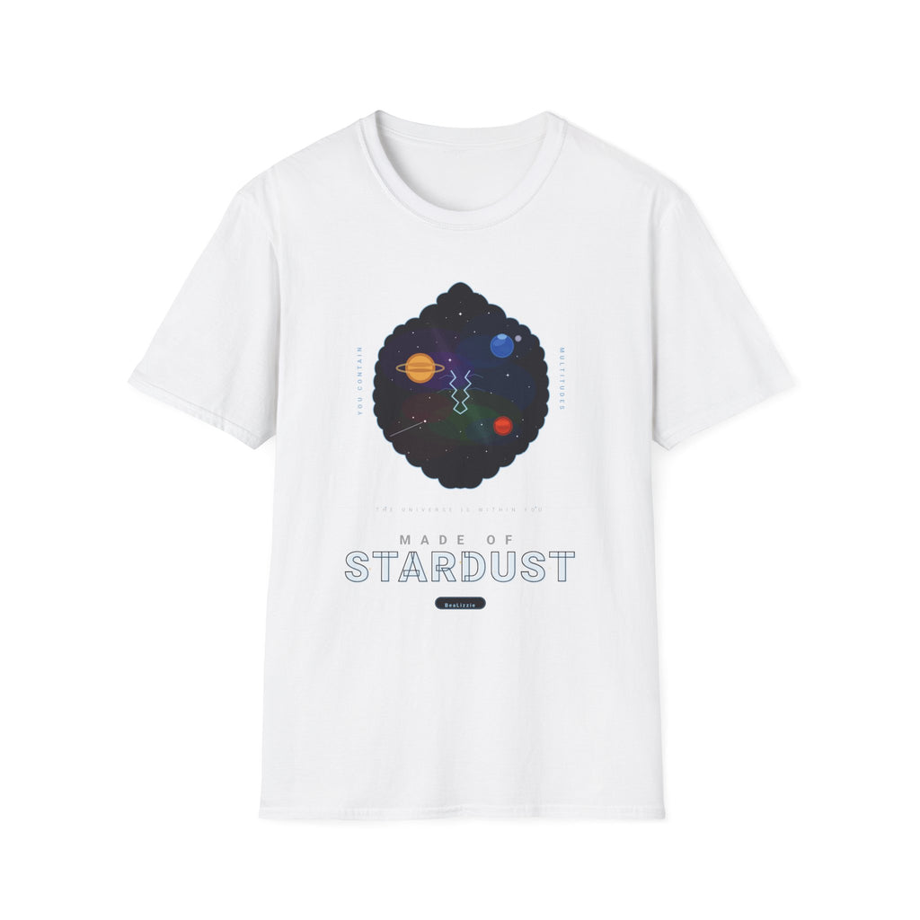 Galaxy Graphic T‑Shirt — 'Making Stardust' Cosmic Planet Tee