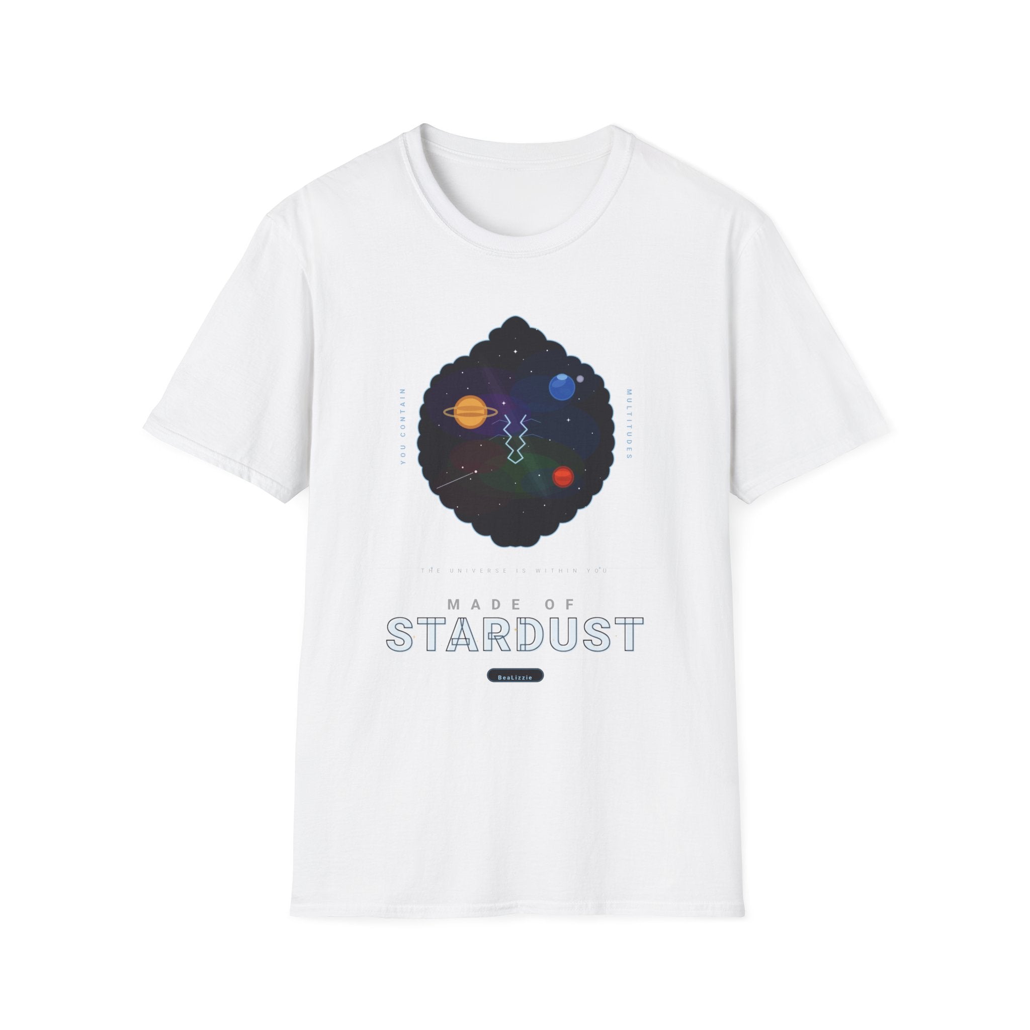 Galaxy Graphic T‑Shirt — 'Making Stardust' Cosmic Planet Tee