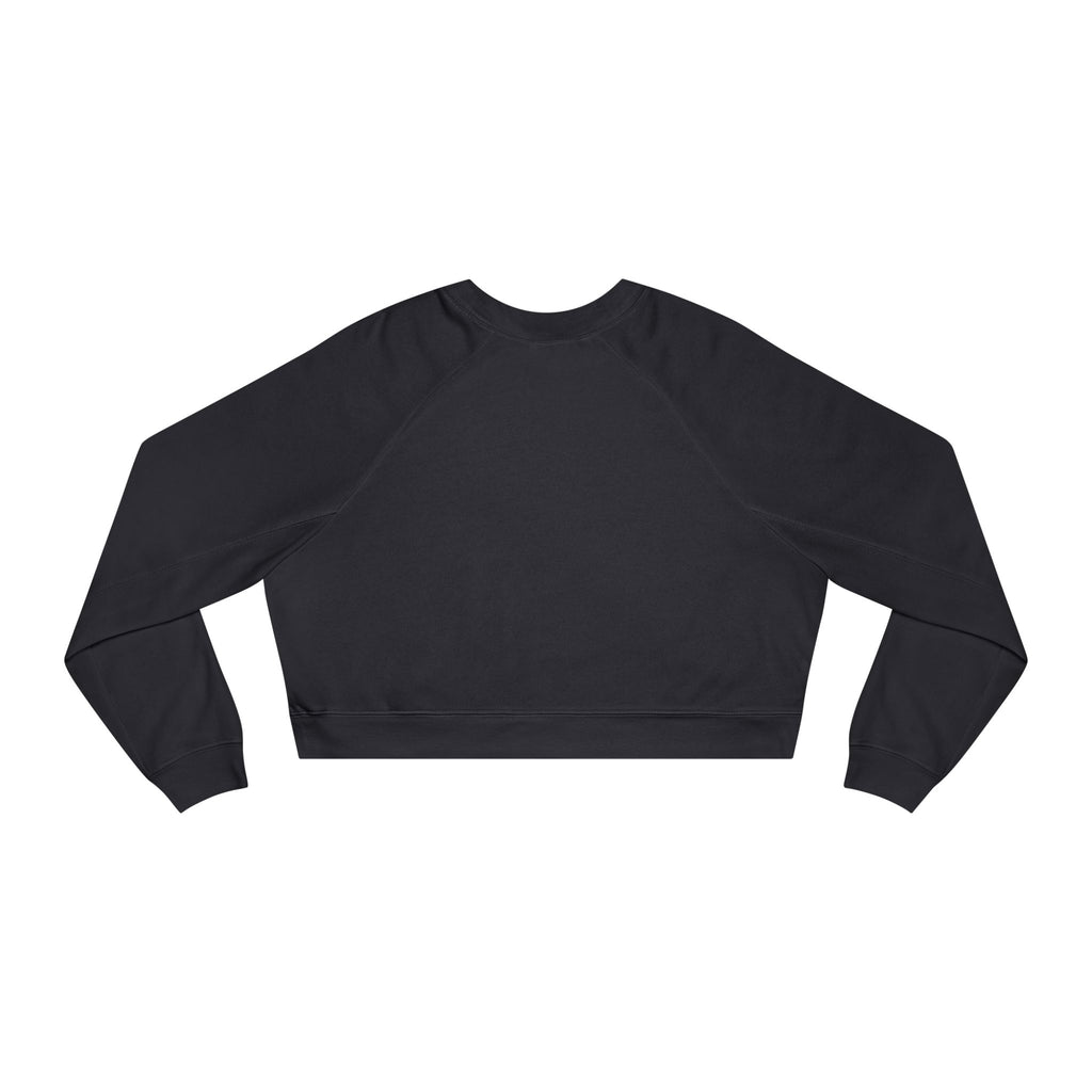 Cropped Fleece Pullover Elegant "BeaLizzie" Women's Crop Sweatshirt
