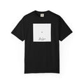 Minimalist "Breathe" Script T-Shirt — Small Center Dot Design