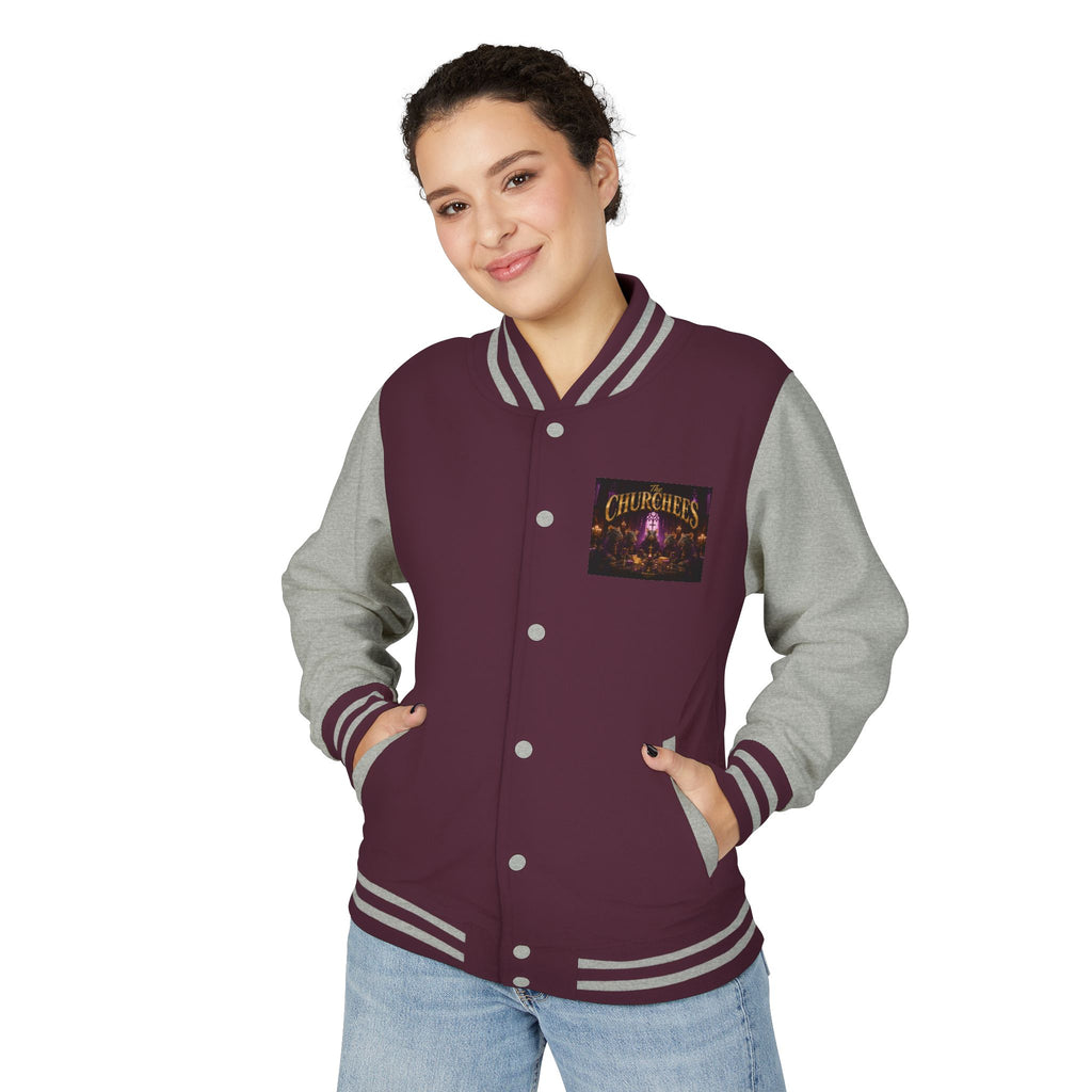 Letterman Jacket — The Churchchefs Band Logo Varsity Jacket