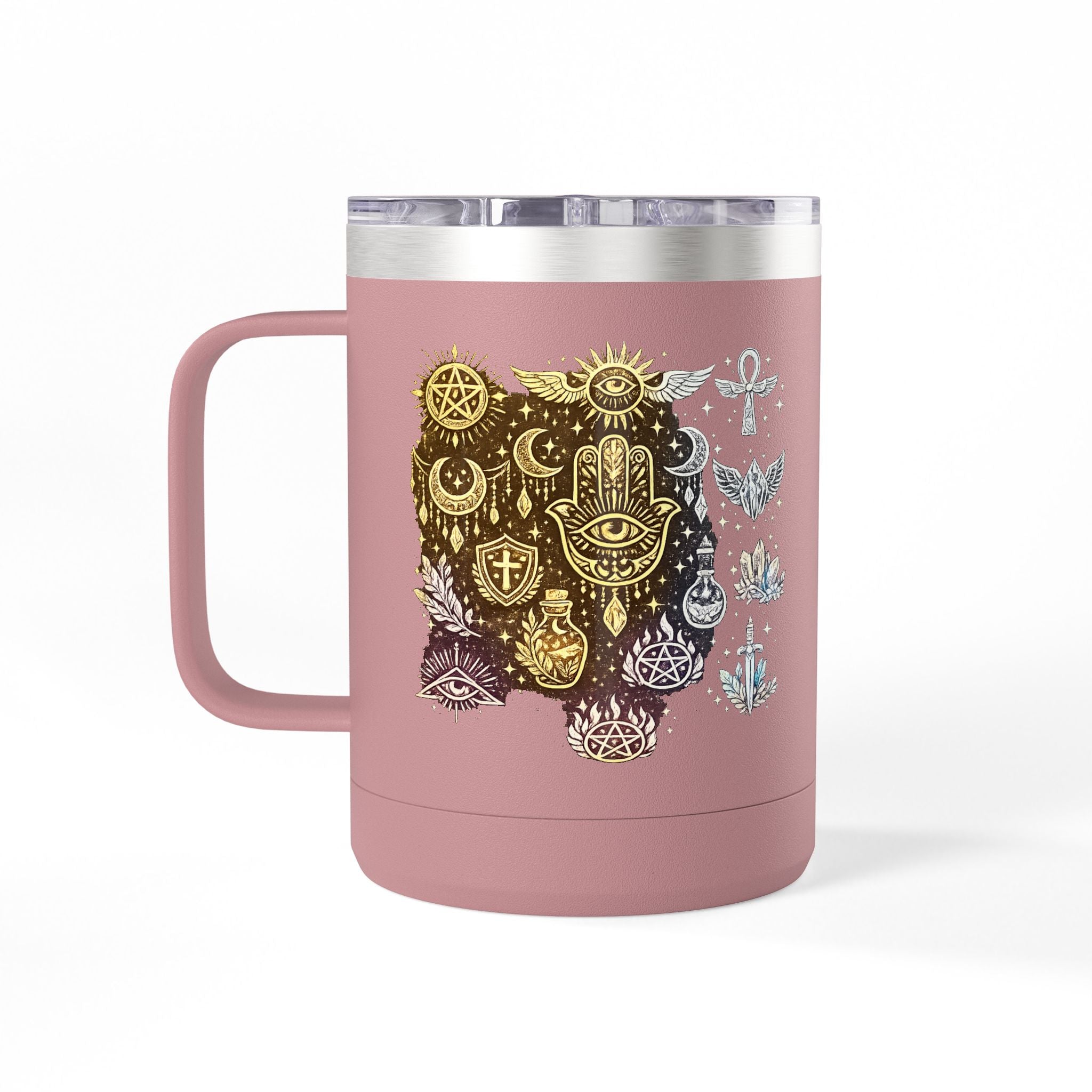 Skull & Anchors 15oz Insulated Coffee Mug Tumbler — Nautical Gothic