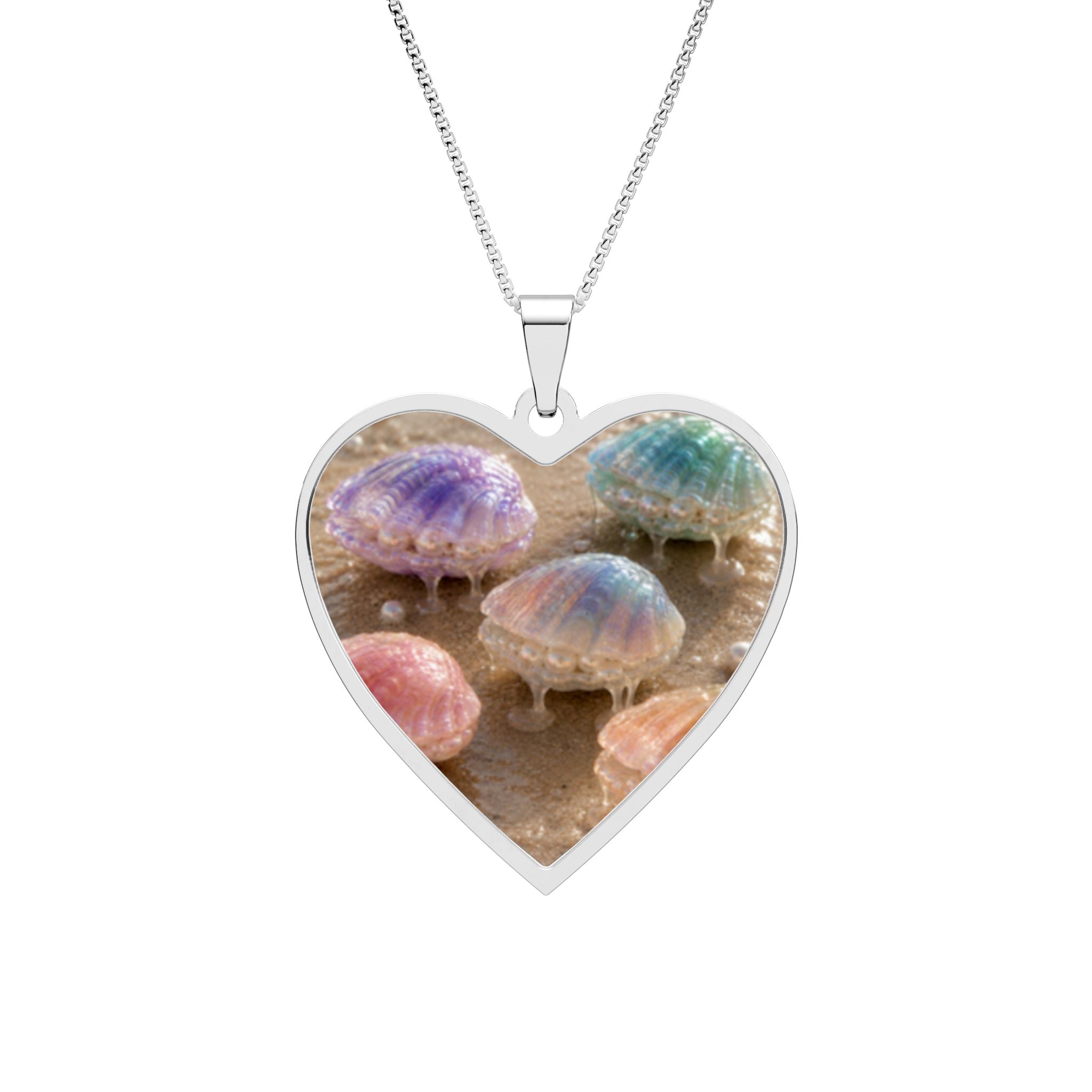 Heart Frame Photo Pendant