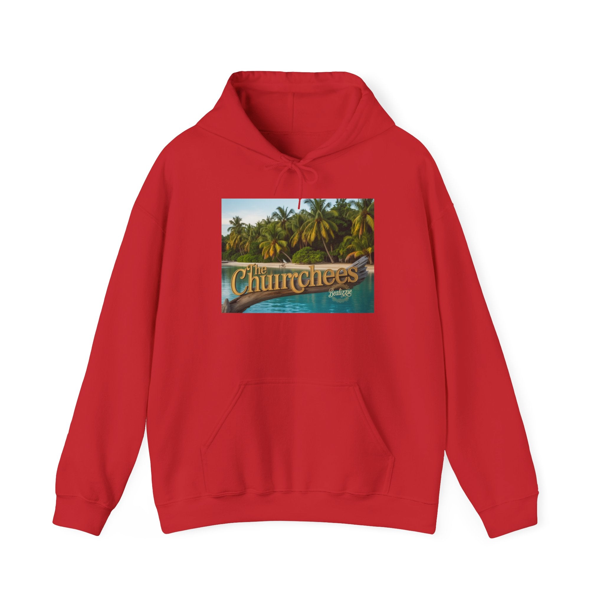 Sweat à capuche Churrchees Tropical Palm — Sweat-shirt rétro motif plage