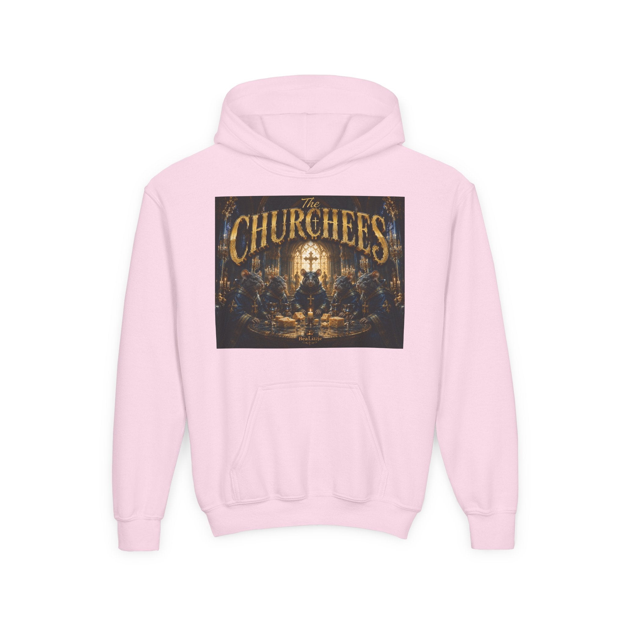 Youth Hoodie — 'CHURCHEES' Graphic Sweatshirt