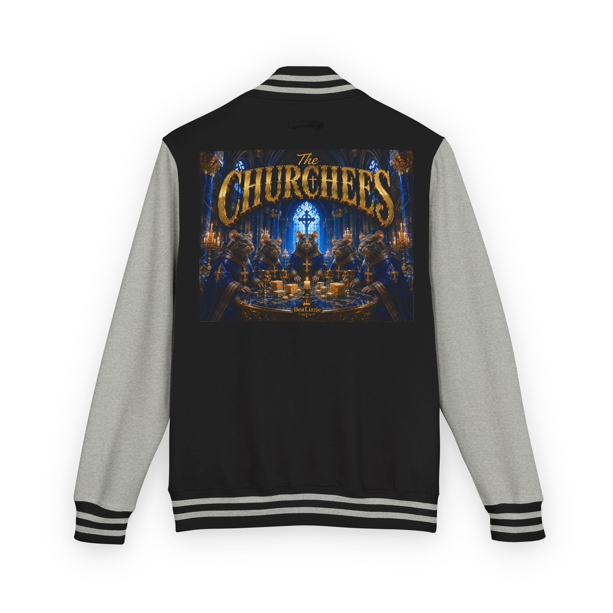 The Churchees Logo Letterman Jacket — Retro Band Varsity Jacket