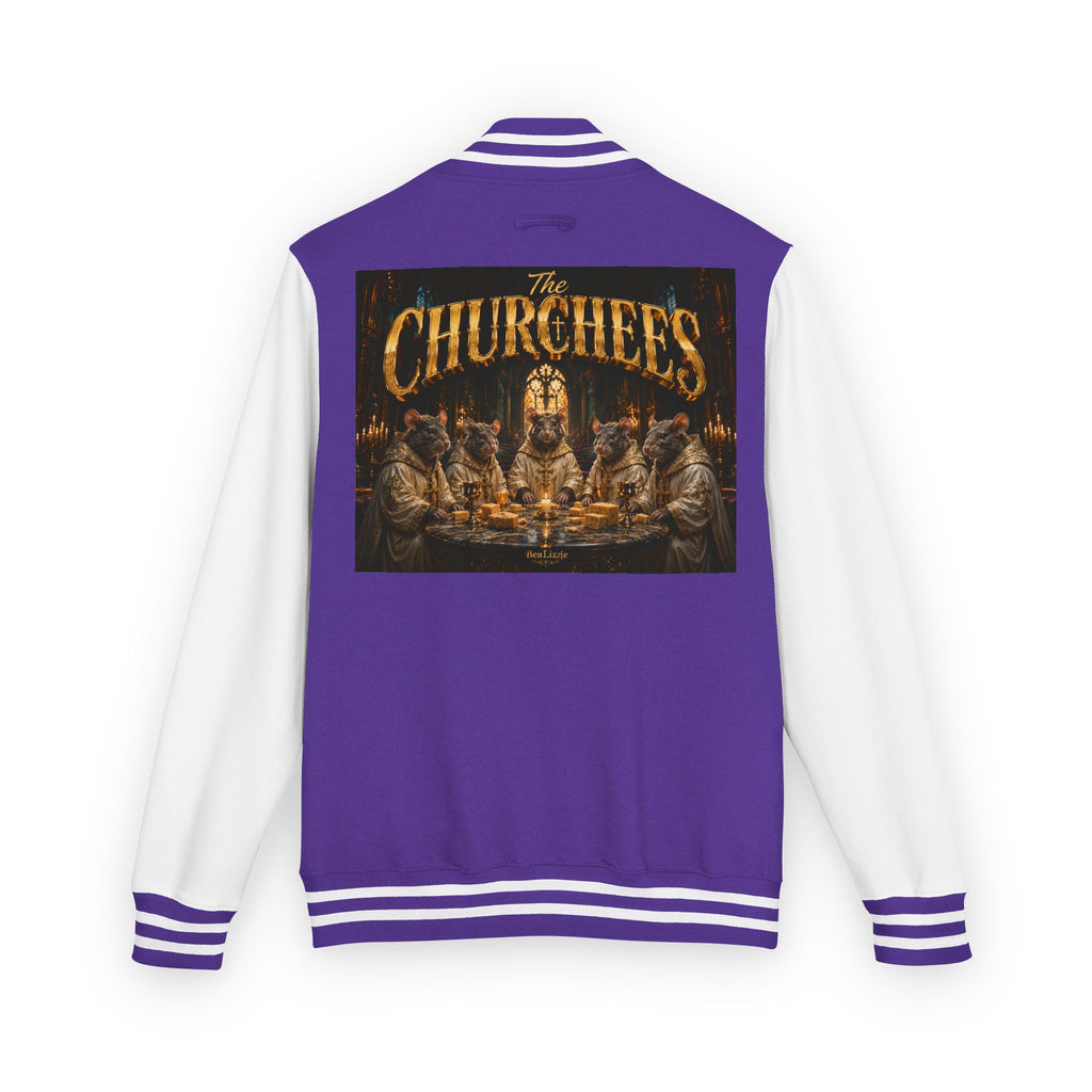 Letterman Jacket — 'The Churchees' Vintage Horror Band Varsity Jacket