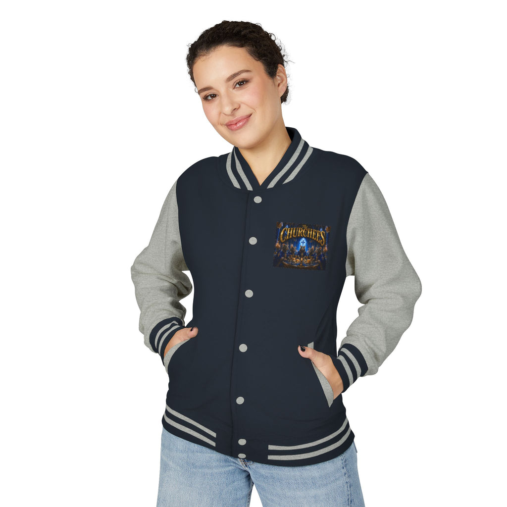 The Churchees Logo Letterman Jacket — Retro Band Varsity Jacket