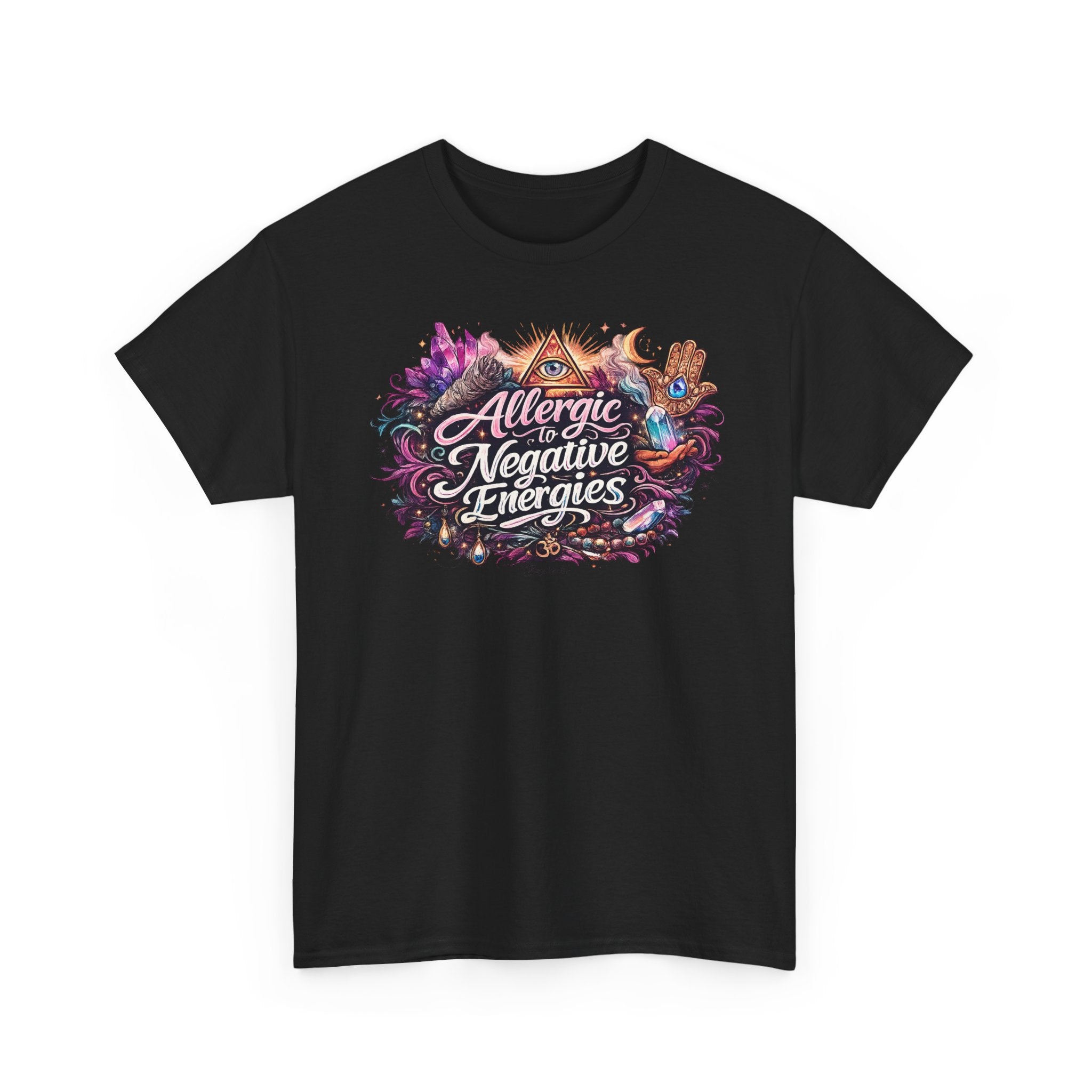 Allergic to Negative Energies T-Shirt — Positive Vibes Graphic Tee