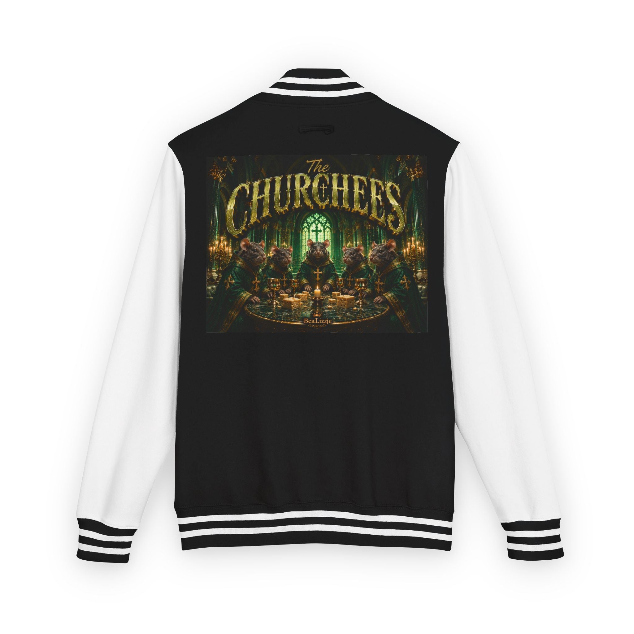 Letterman Jacket — The Churchers Band Logo Varsity Jacket
