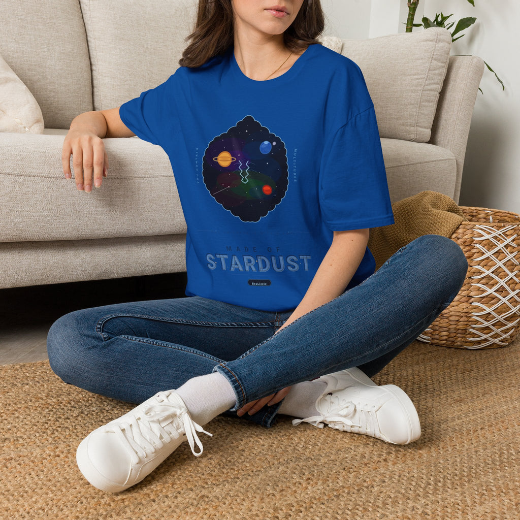 Galaxy Graphic T‑Shirt — 'Making Stardust' Cosmic Planet Tee