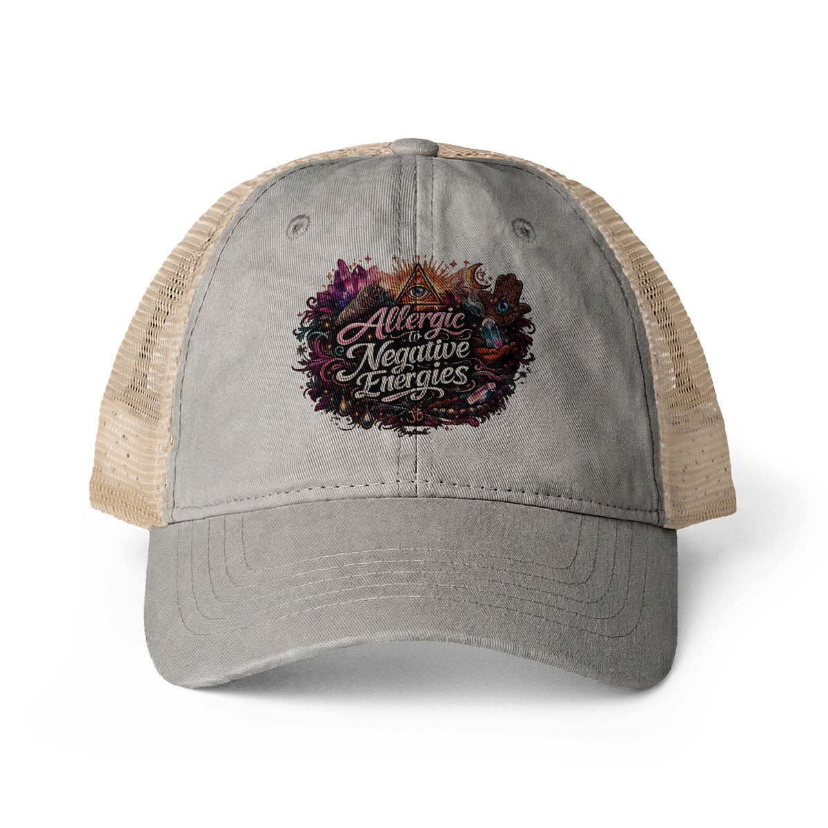 Women's Washed Mesh-Back Cap