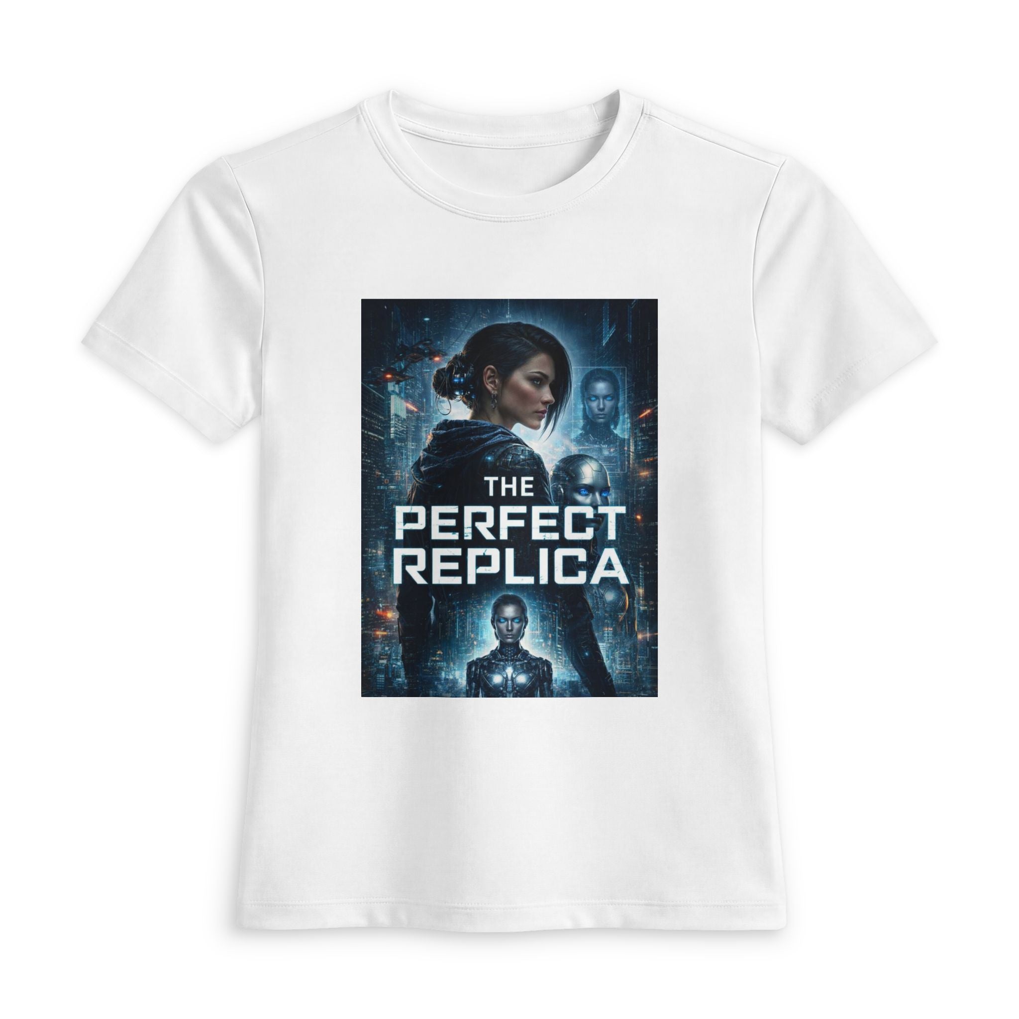 Women's Tee — 'The Perfect Replica' Sci‑Fi Poster Tee