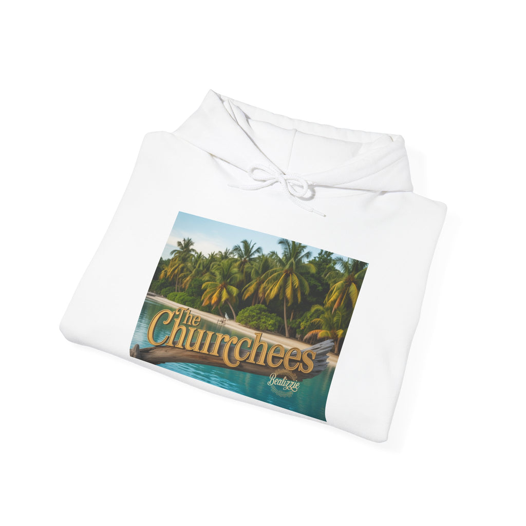 Sweat à capuche Churrchees Tropical Palm — Sweat-shirt rétro motif plage