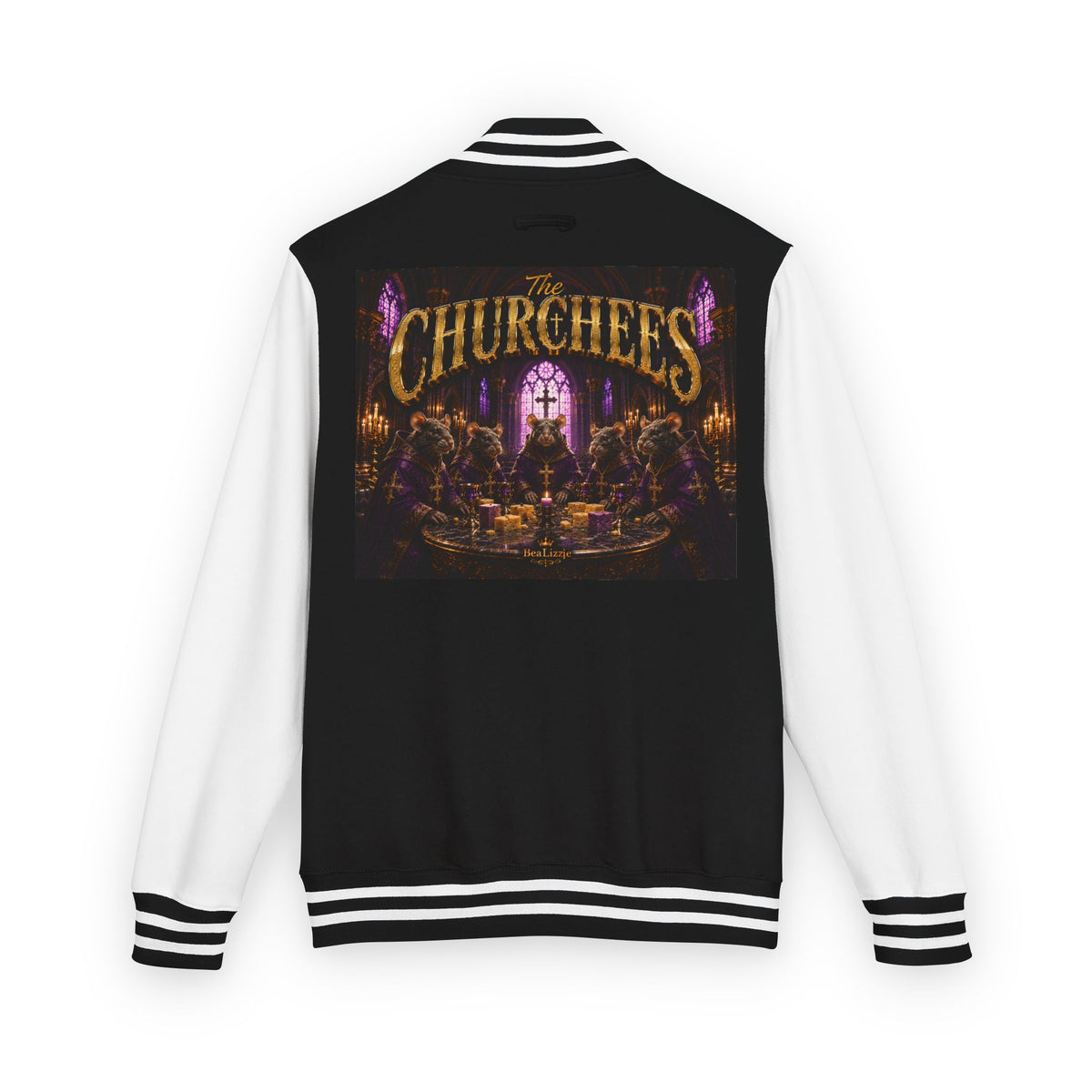 Letterman Jacket — The Churchees Gothic Band Varsity Jacket