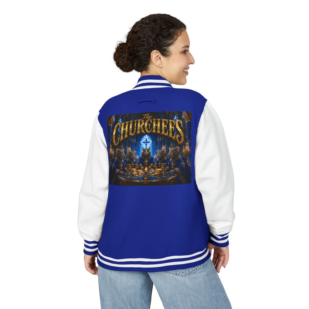 The Churchees Logo Letterman Jacket — Retro Band Varsity Jacket